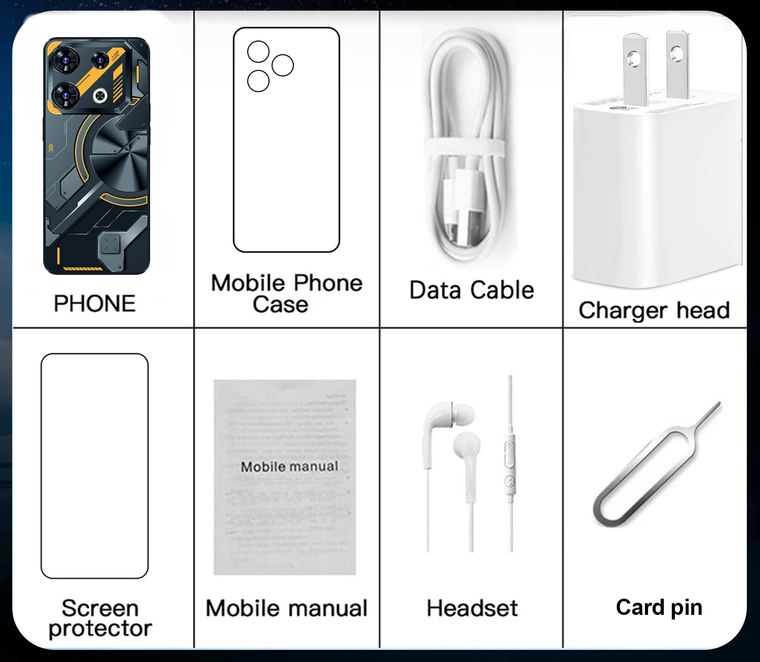 GT 10 Pro Globally Unlocked Android Phone, Snapdragon 8 Gen 3 Processor, 16GB RAM, 384GB Storage, 6800mAh Battery, Face Unlock, Dual SIM