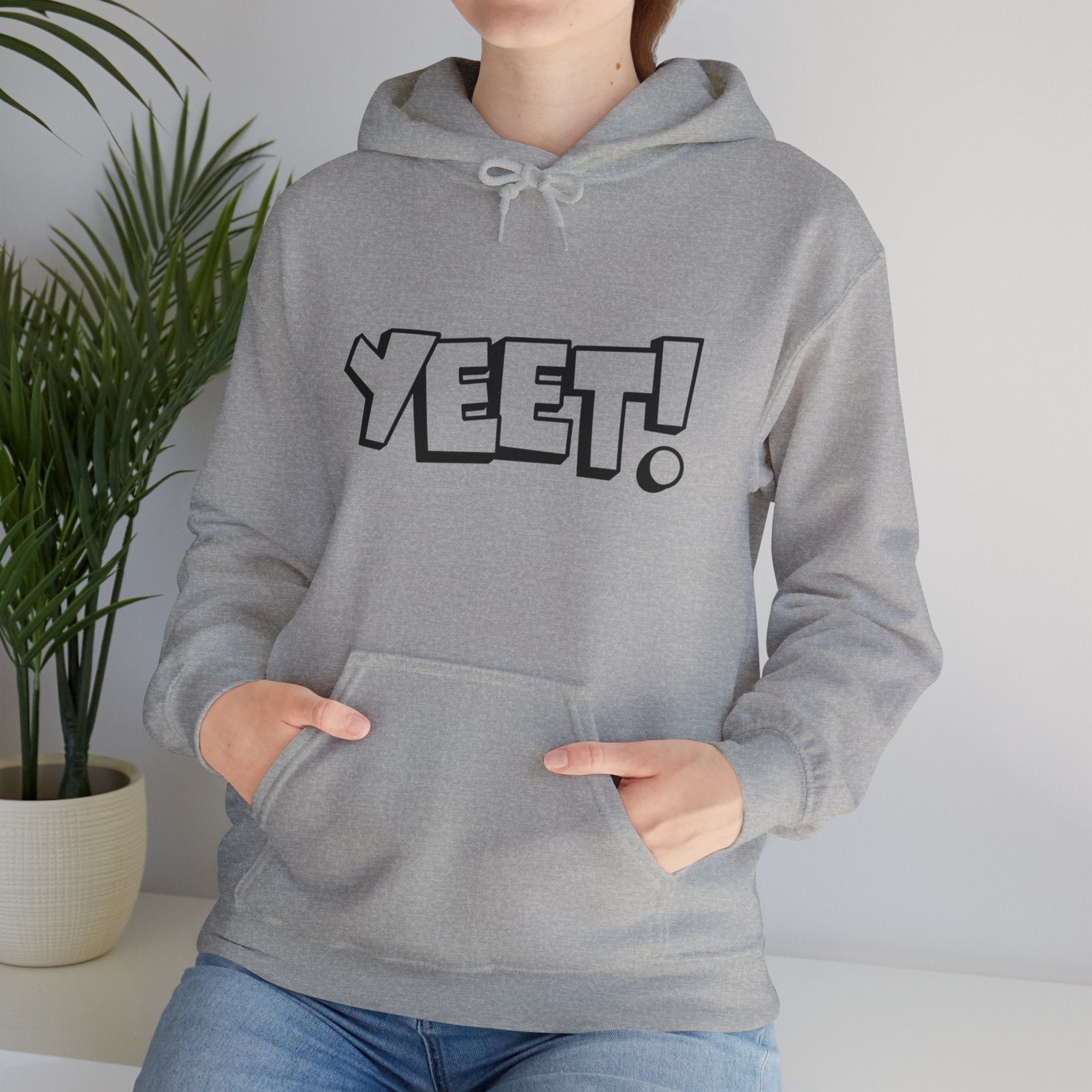 Yeet Graphic Hoodies, Gift for Her - Gift for Him, Sports Fan Wrestling Unisex Hooded Sweatshirt, Casual Outwear