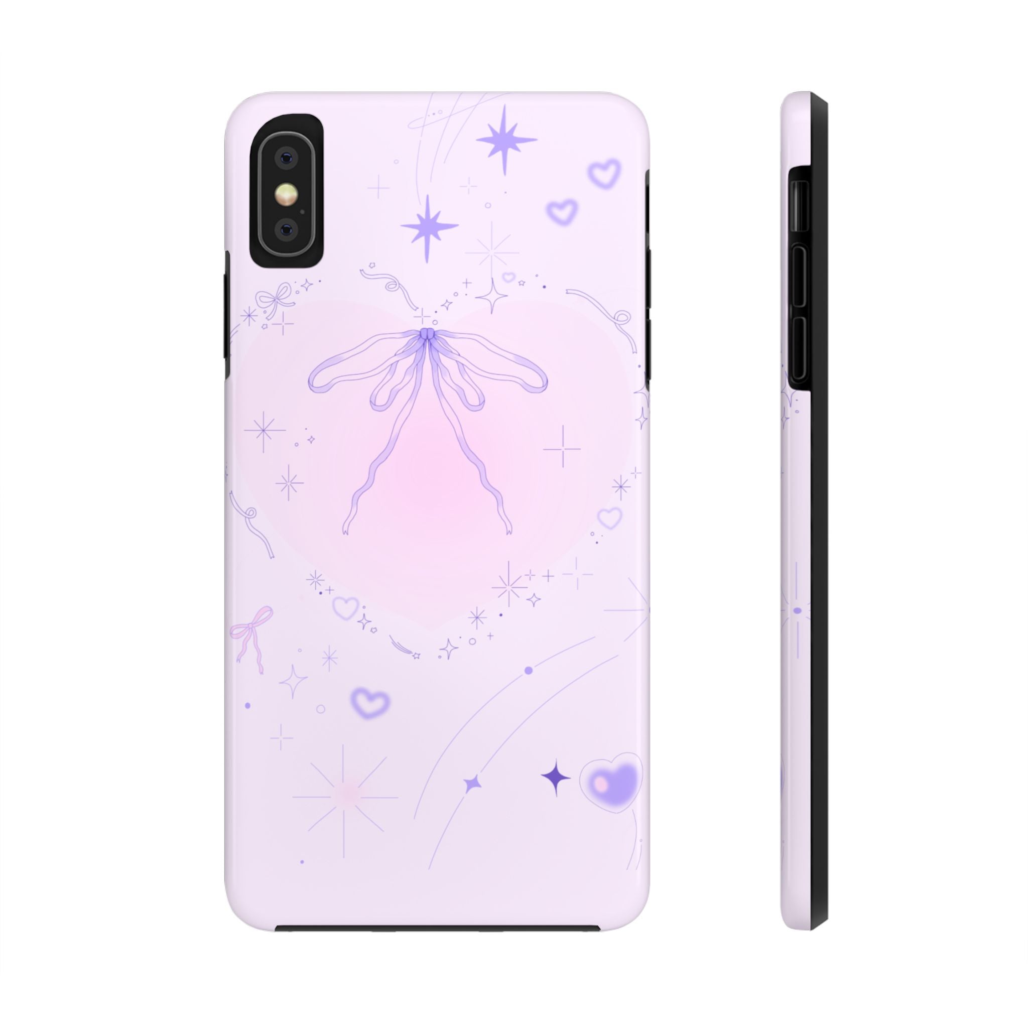 Pink Purple Delicate Fine Line Design, Elegant Phone Cases, Stylish Phone Covers, Chic Phone Protectors, Fashionable Case for Her, Trendy Smartphone Accessories