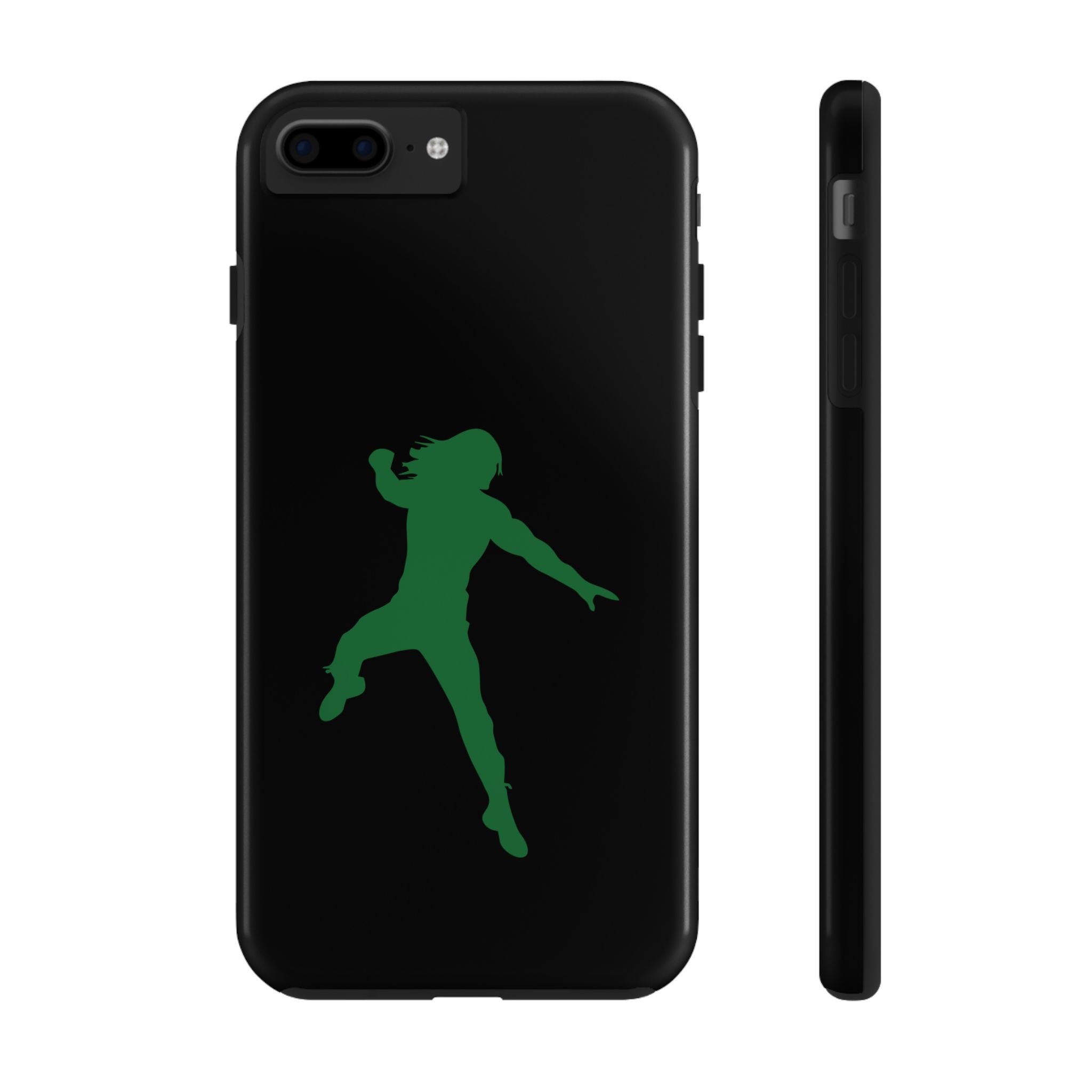 Roman Reigns Jump Green Graphic Design, iPhone and Samsung Case Cool Graphic Sports Fan Phone Case