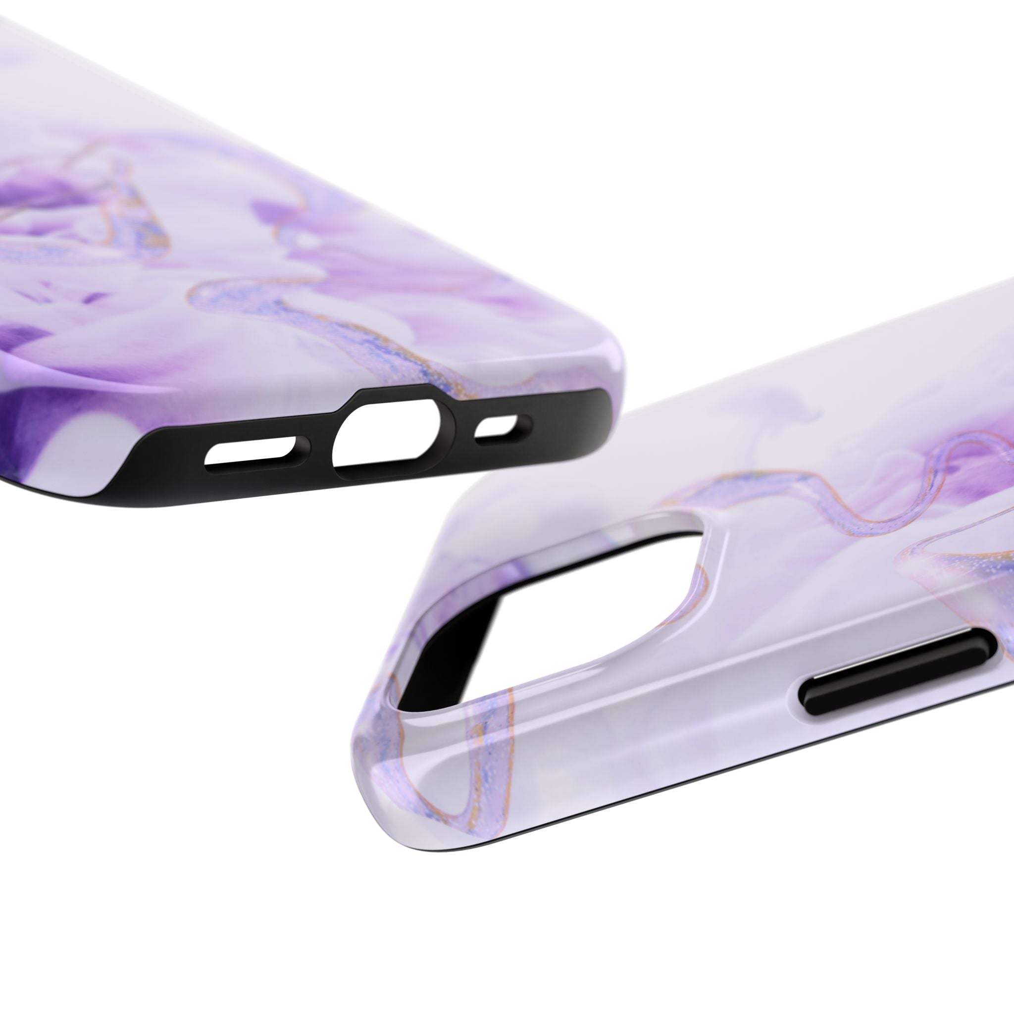 Abstract Purple Fluid Design, Elegant Phone Cases, Stylish Phone Covers, Chic Phone Protectors, Fashionable Case for Her, Trendy Smartphone Accessories