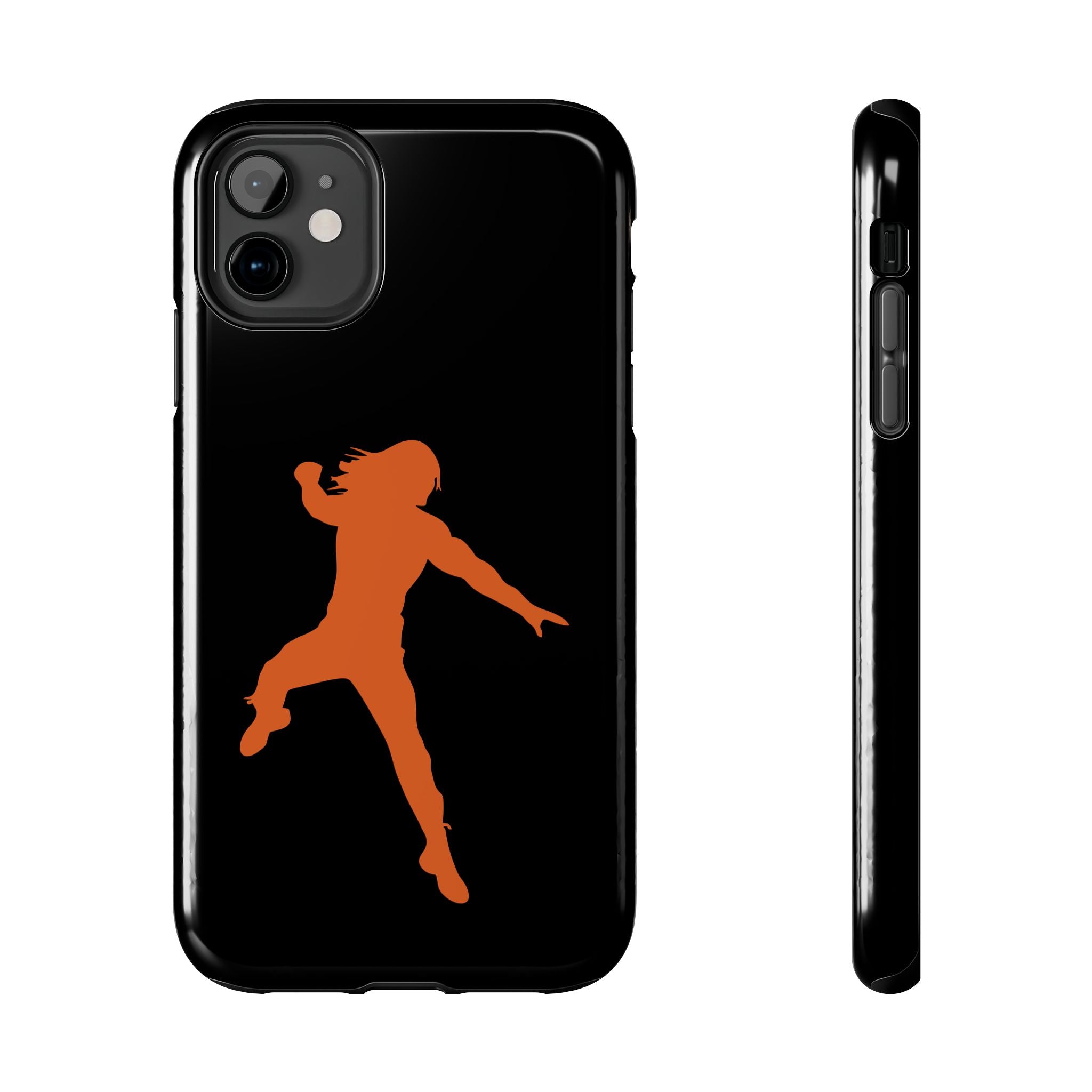 Roman Reigns Jump Orange Graphic Design, iPhone and Samsung Case Cool Graphic Sports Fan Phone Case