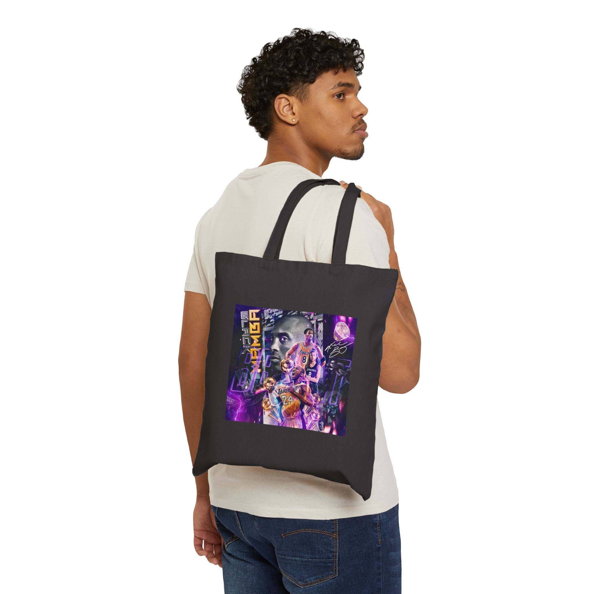 Blackmamba Graphic Design, Sports Fan Tote Bag, Unisex , Gift Tote Bag for Him-Her