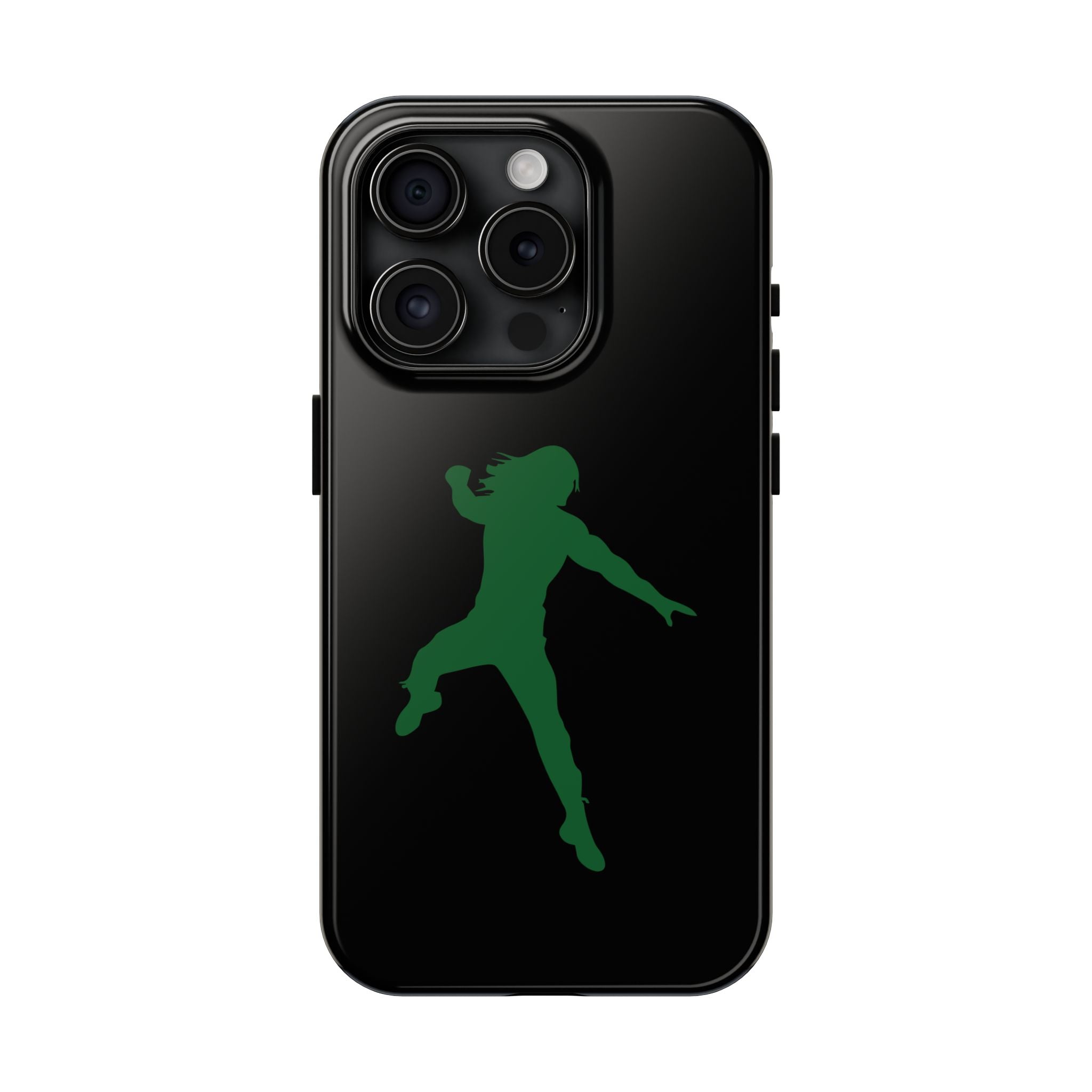 Roman Reigns Jump Green Graphic Design, iPhone and Samsung Case Cool Graphic Sports Fan Phone Case