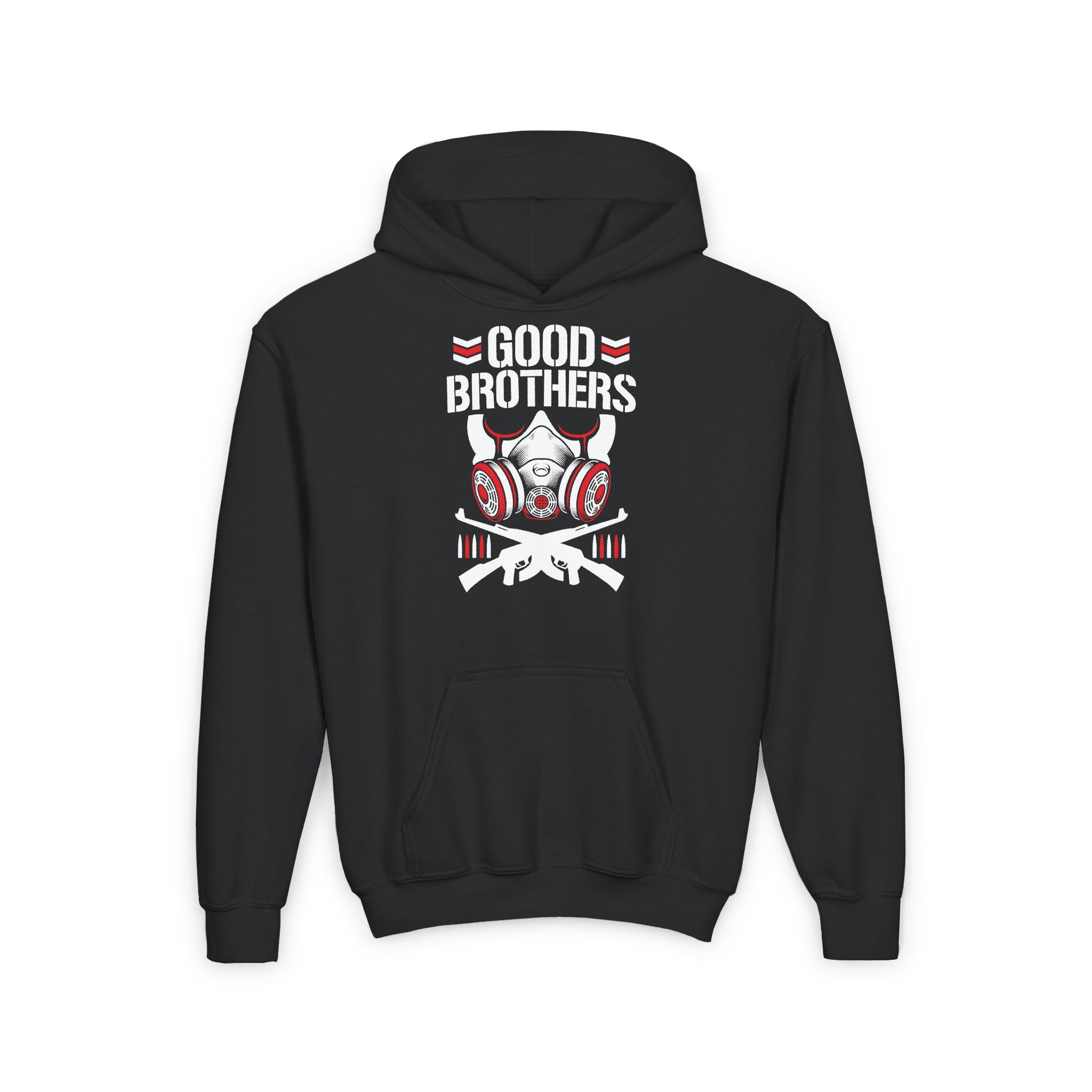 "Good Brothers" Graphic Design, Sports Fan Kids Hoodies - Youth Heavy Blend Hooded Sweatshirt, Unisex Wrestling Fan Hoodies, Gift for Her-Him, Casual Outwear