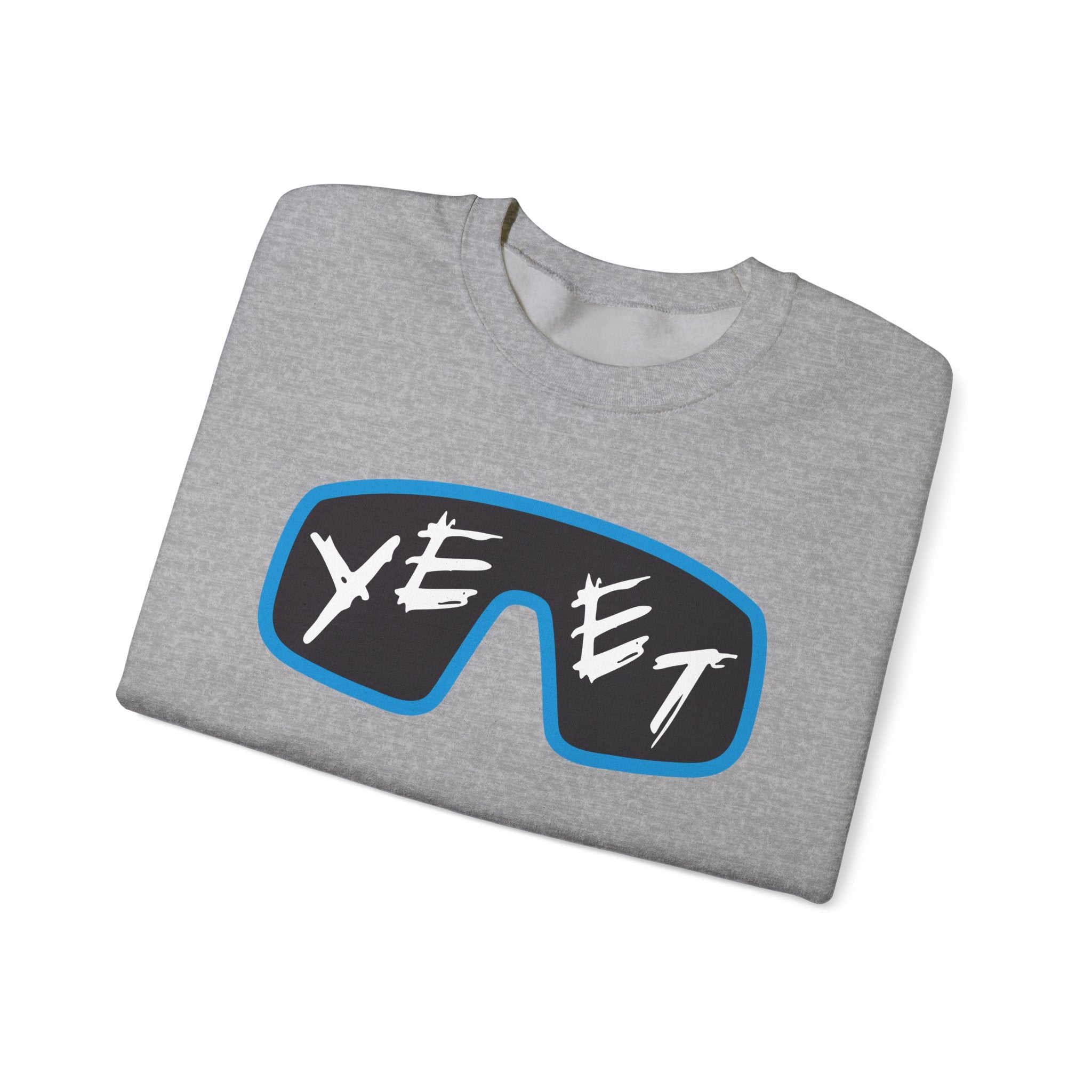 Yeet Glasses Sweatshirt, Wrestling Fan Unisex Sweatshirt - Gift for Him or Her, Casual Outwear, Heavy Blend Crewneck Sweatshirt