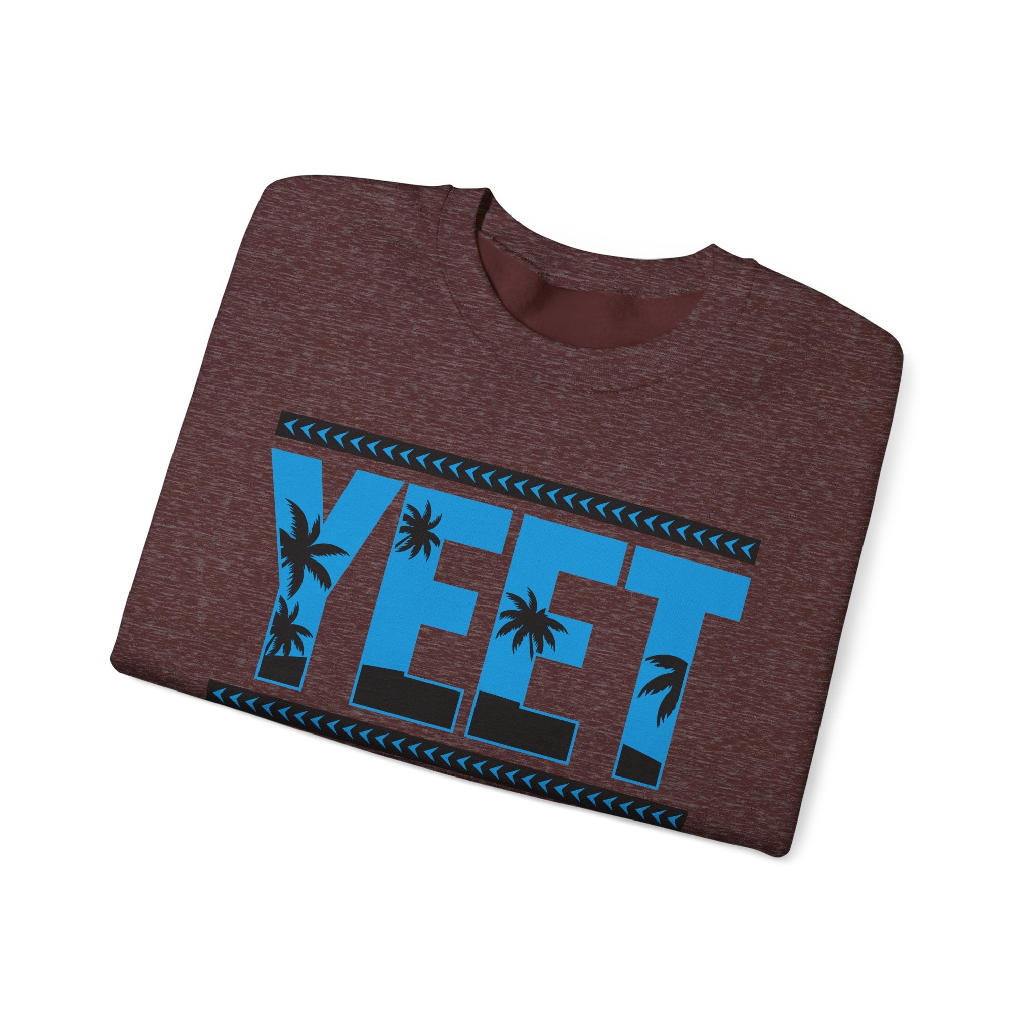 Blue Black Yeet Sweatshirt, Wrestling Fan Unisex Sweatshirt - Gift for Him or Her, Casual Outwear, Heavy Blend Crewneck Sweatshirt