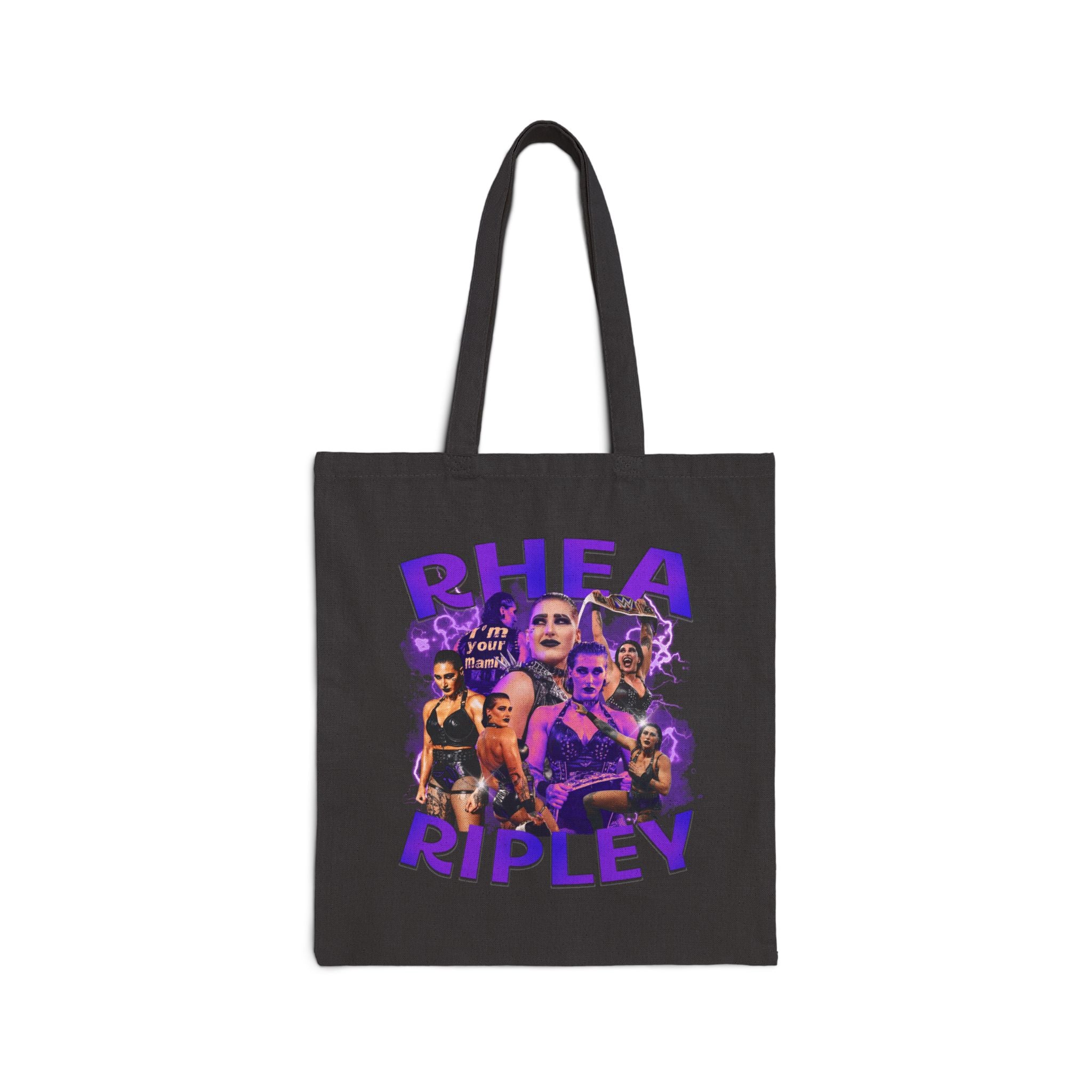 Rhea Ripley Graphic Portrait Design, Sports Fan Tote Bag, Unisex , Gift Tote Bag for Him-Her