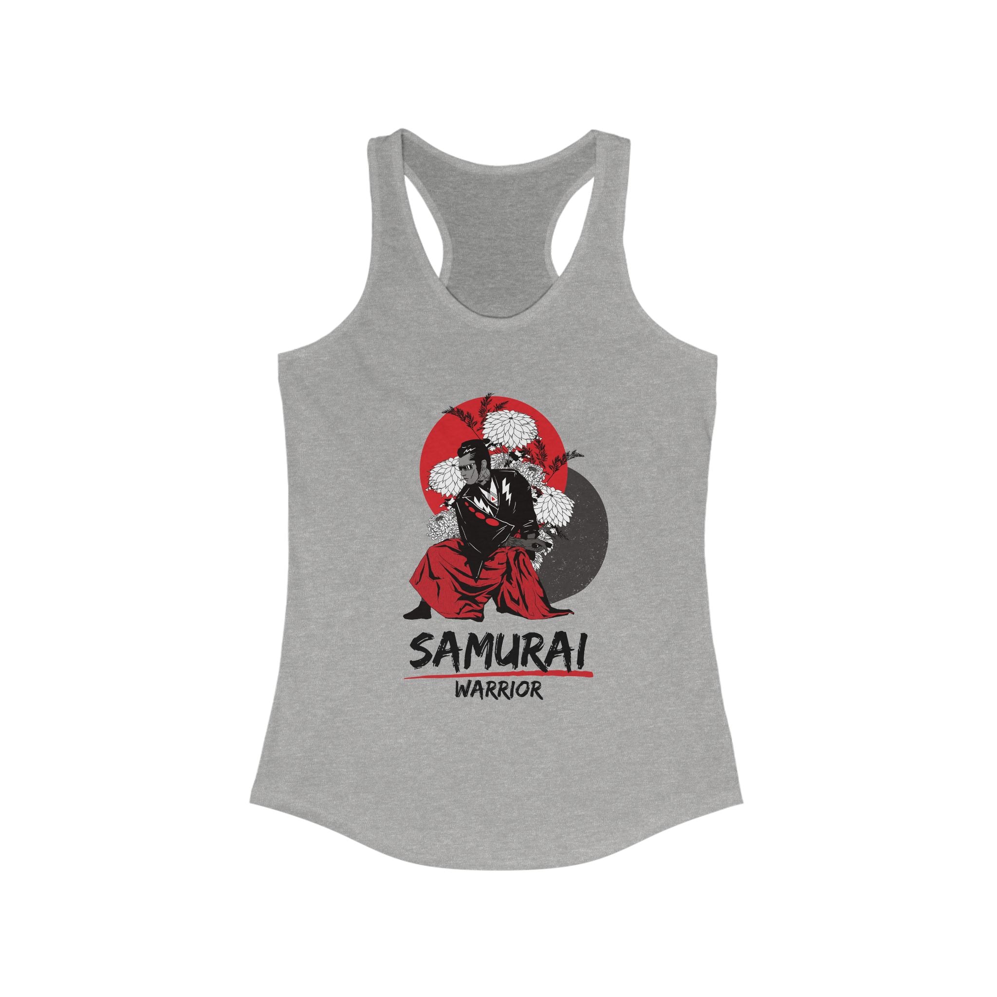 Workout Tank Tops for Women - Gym Exercise Athletic - Yoga Tops Racerback Sports Shirts - Warrior - Shirt Print