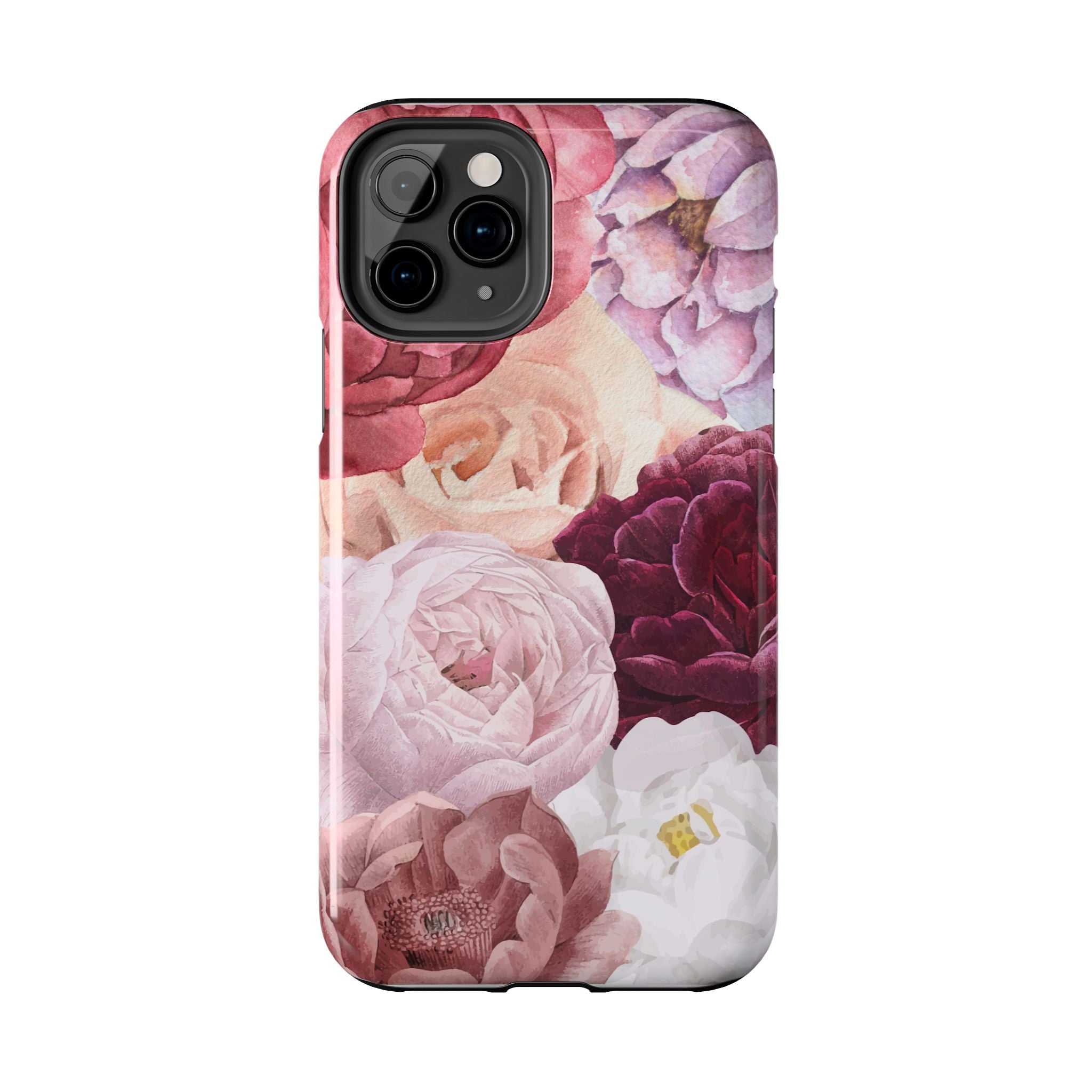 Pink Purple Watercolor Flower, Elegant Phone Cases, Stylish Phone Covers, Chic Phone Protectors, Fashionable Case for Her, Trendy Smartphone Accessories