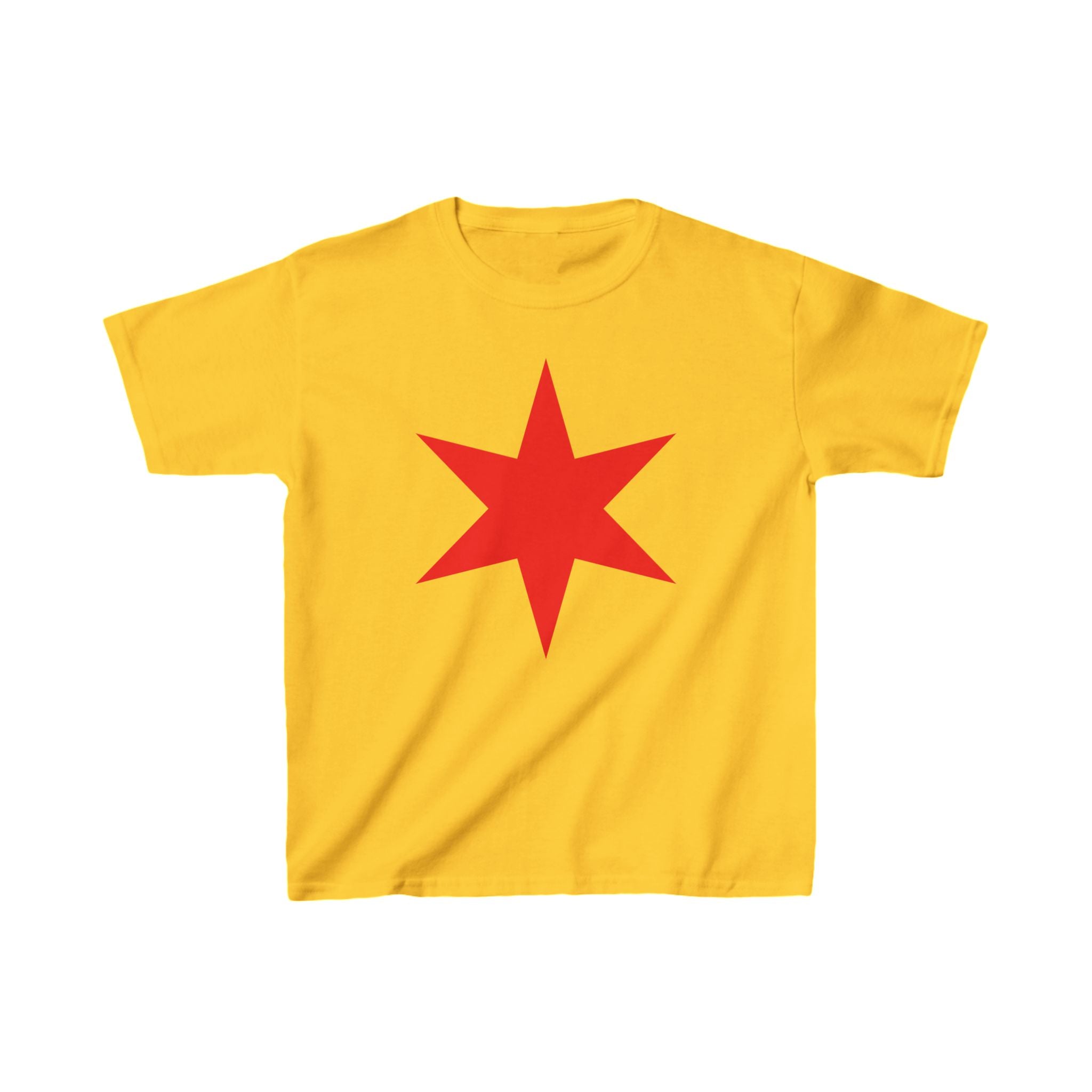 Chicago Star Shirt, Unisex Kids Shirt, Sports Fan T-Shirt, Best Gift for Kids,  Cotton Shirt for Kids, Graphic Kids Shirt