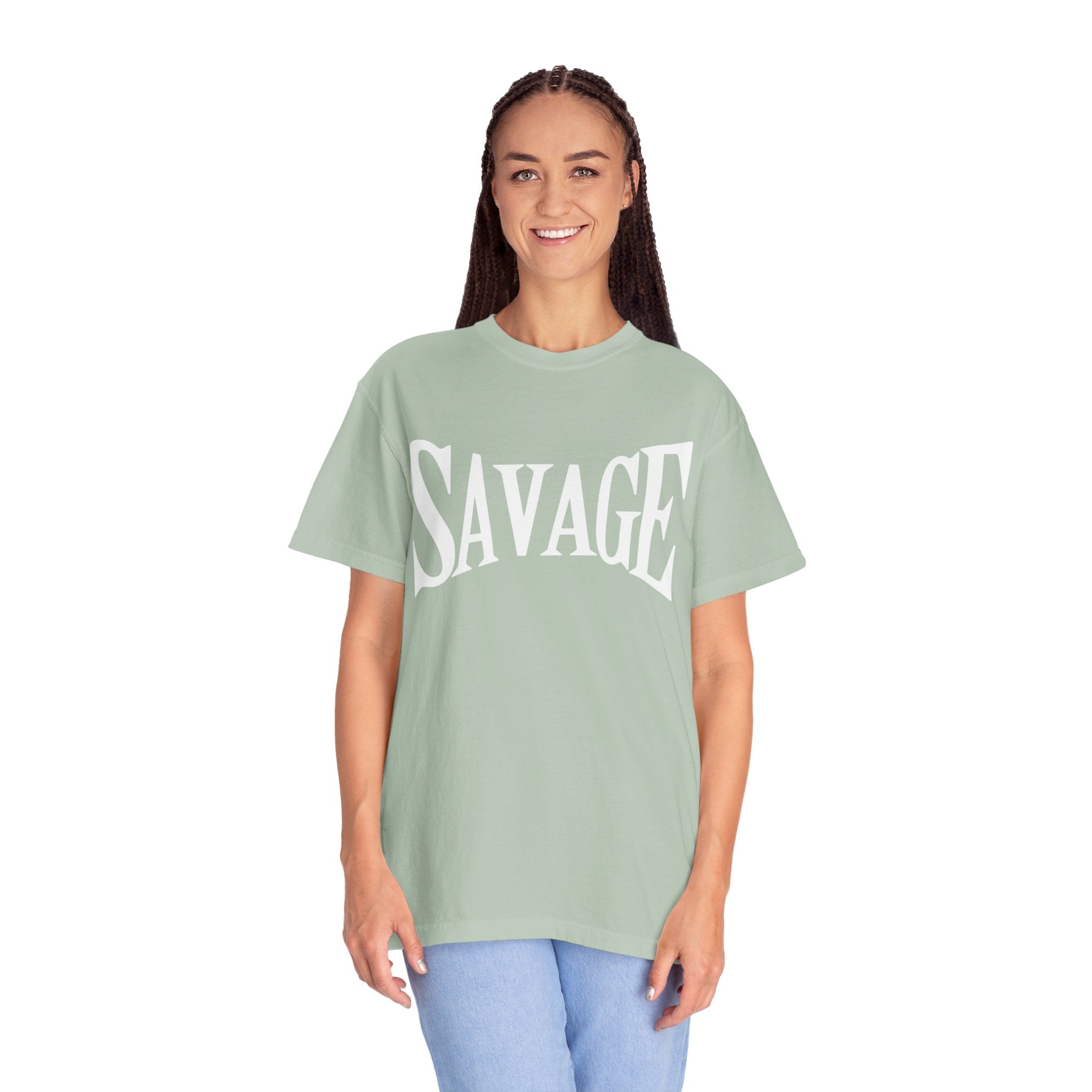 Savage, Graphic Design Unisex T-shirt, Casual Cotton Outwear, Gift for Him- Gift for Her, Stylish Tee, Cool Shirt, Trendy Apparel, Comfortable Top,