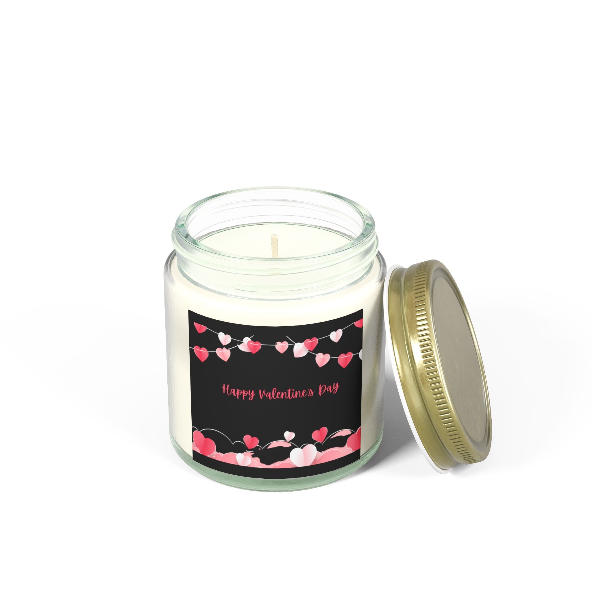 Cute Happy Valentine's Day Candle, Scented Candles, Luxury Candles Gifts for Women, Stress Relief Luxury Aromatherapy Candles, Romantic Candle Valentines Day Gifts for Her