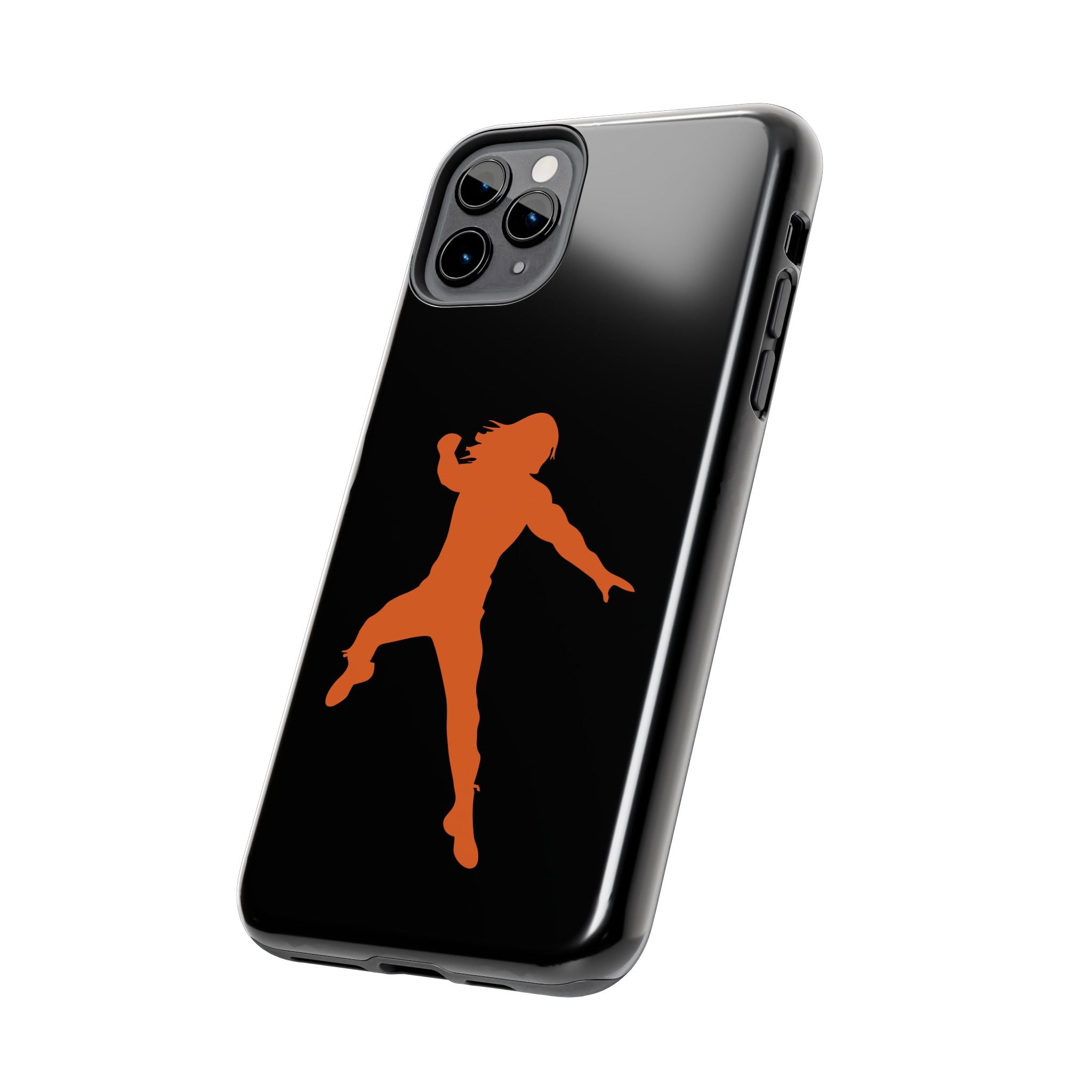 Roman Reigns Jump Orange Graphic Design, iPhone and Samsung Case Cool Graphic Sports Fan Phone Case