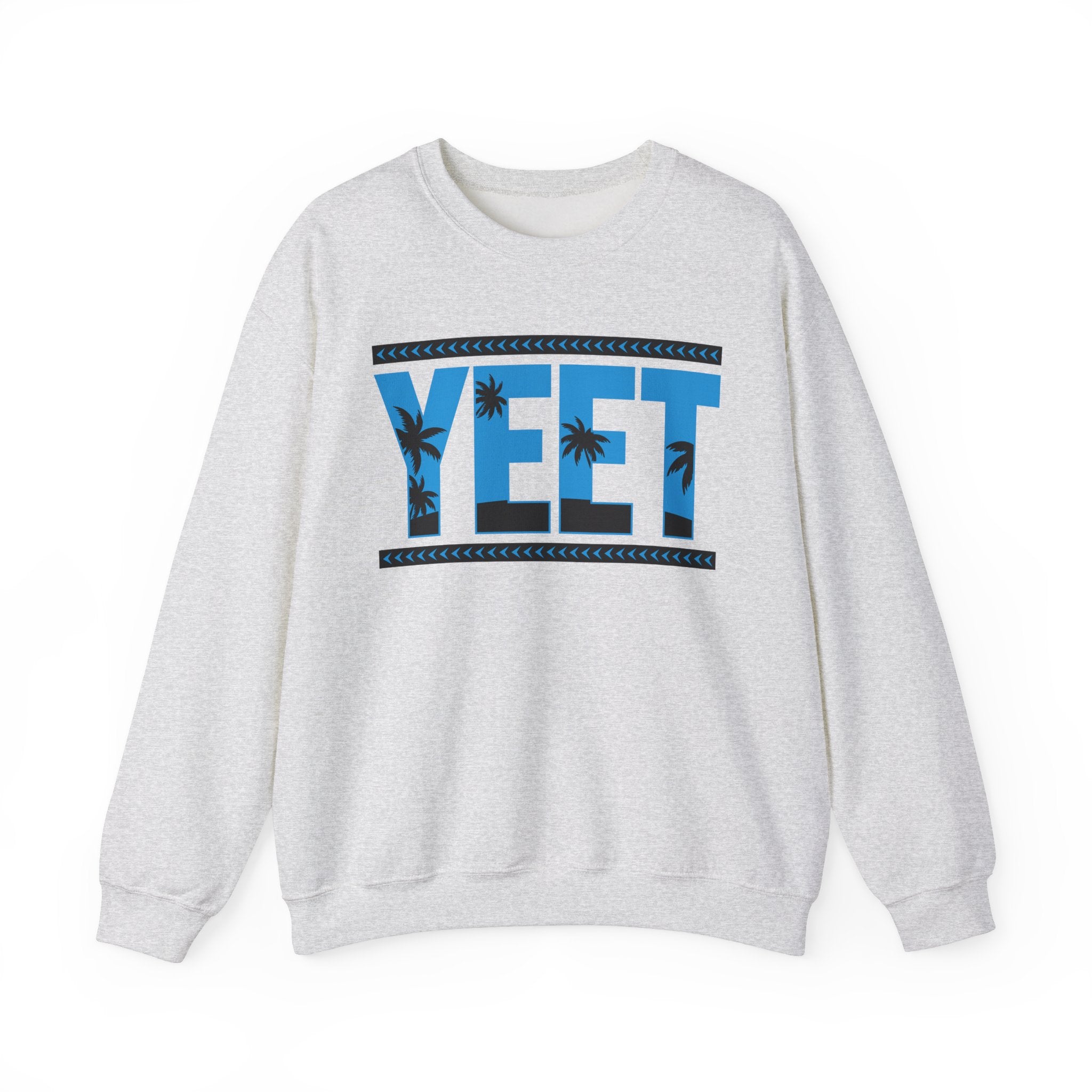 Blue Black Yeet Sweatshirt, Wrestling Fan Unisex Sweatshirt - Gift for Him or Her, Casual Outwear, Heavy Blend Crewneck Sweatshirt