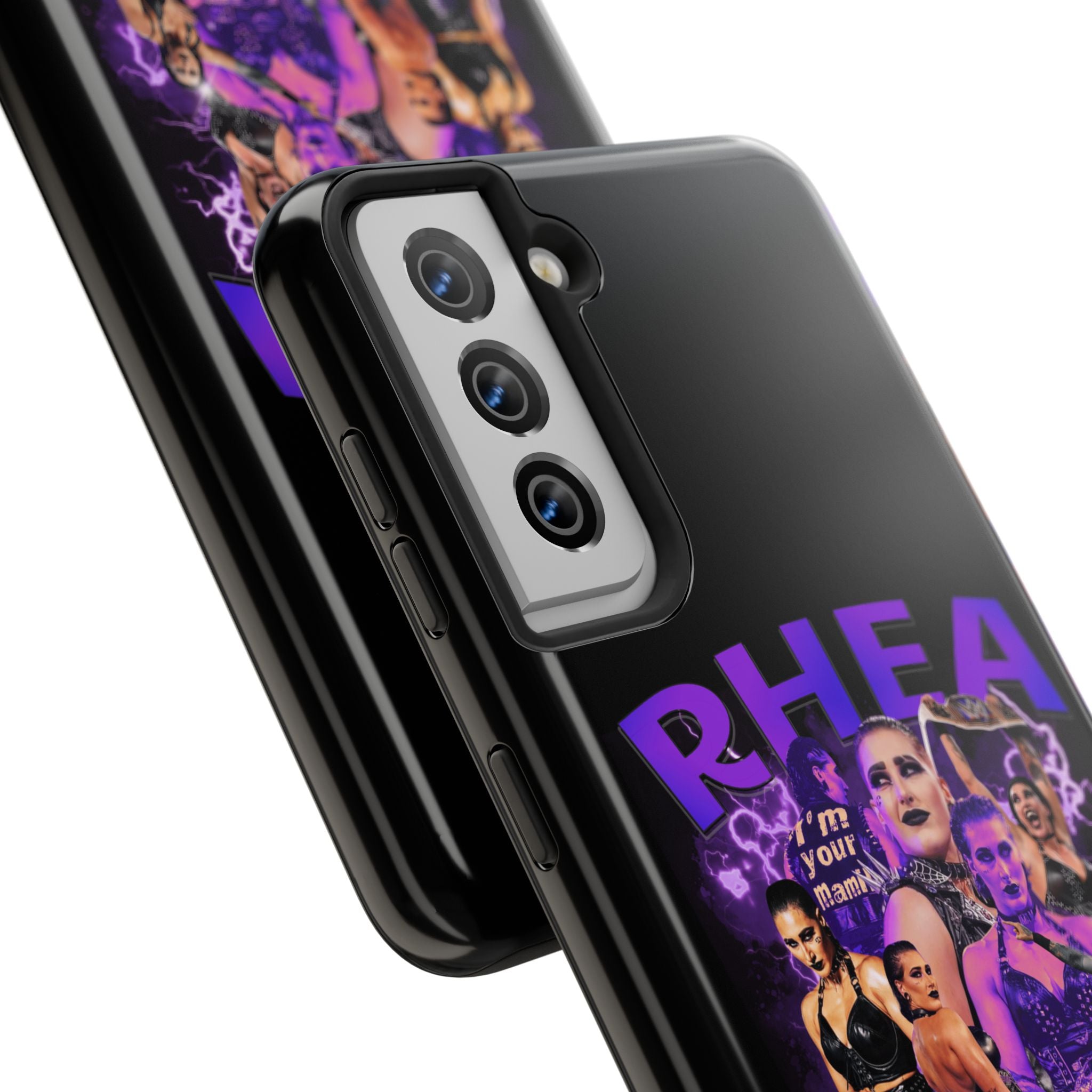 Rhea Ripley Graphic Portrait Design, iPhone and Samsung Case Cool Graphic Sports Fan Phone Case