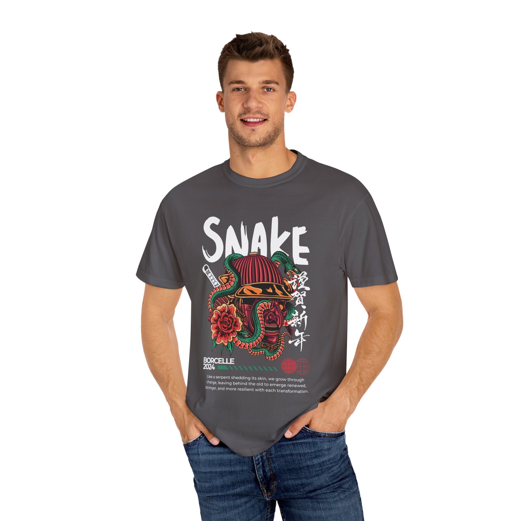 Snake, Graphic Design Unisex T-shirt, Casual Cotton Outwear, Gift for Him- Gift for Her, Stylish Tee, Cool Shirt, Trendy Apparel, Comfortable Top,