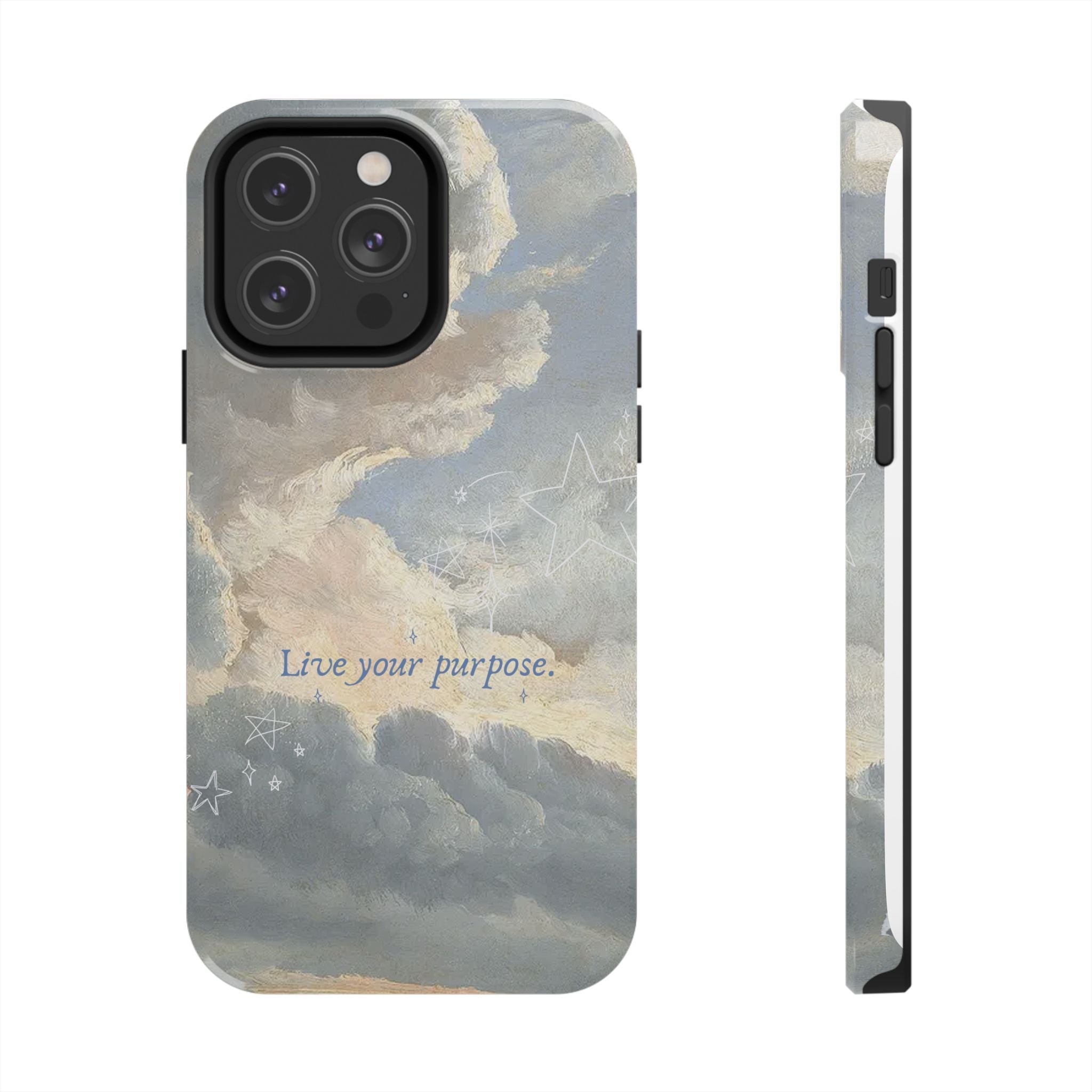 Live Your Purpose, Elegant Phone Cases, Stylish Phone Covers, Chic Phone Protectors, Fashionable Case for Her, Trendy Smartphone Accessories