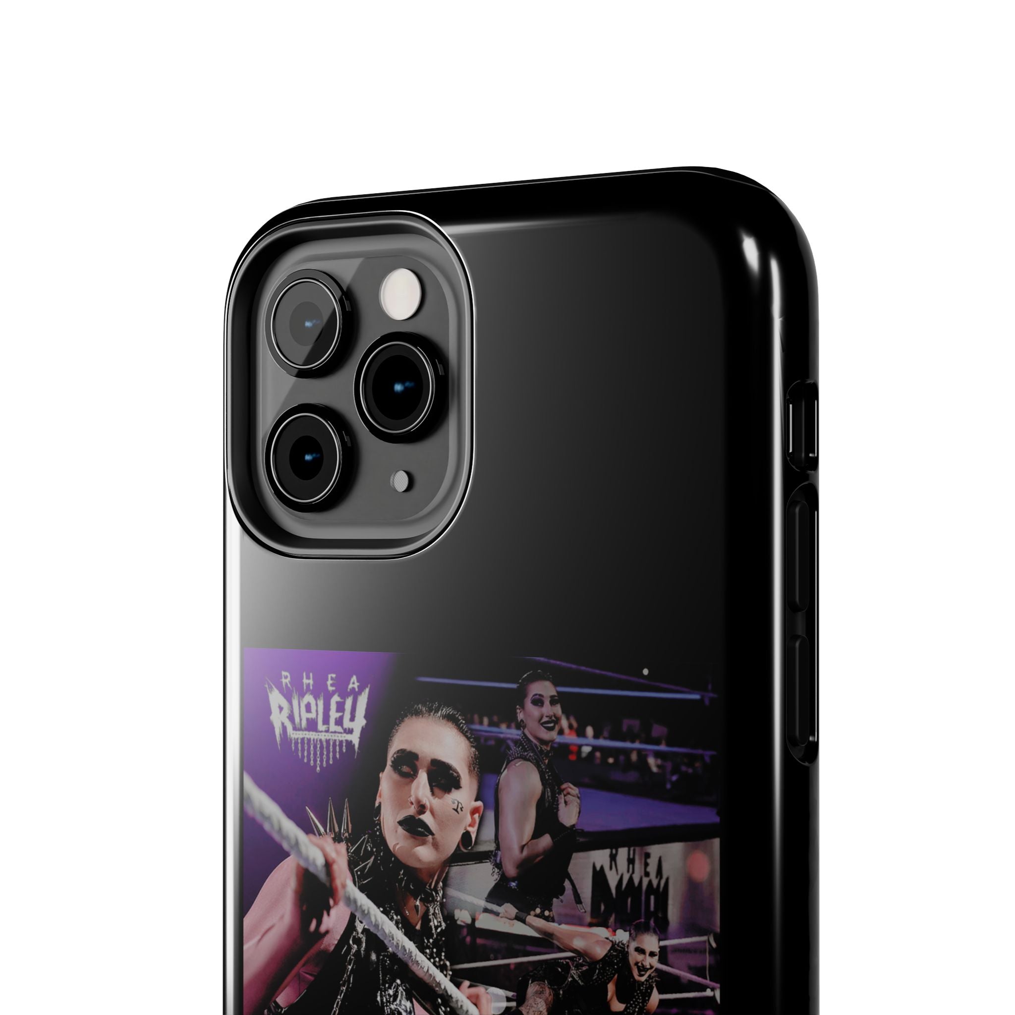 Rhea Ripley Wrap Graphic Portrait Design, iPhone and Samsung Case Cool Graphic Sports Fan Phone Case