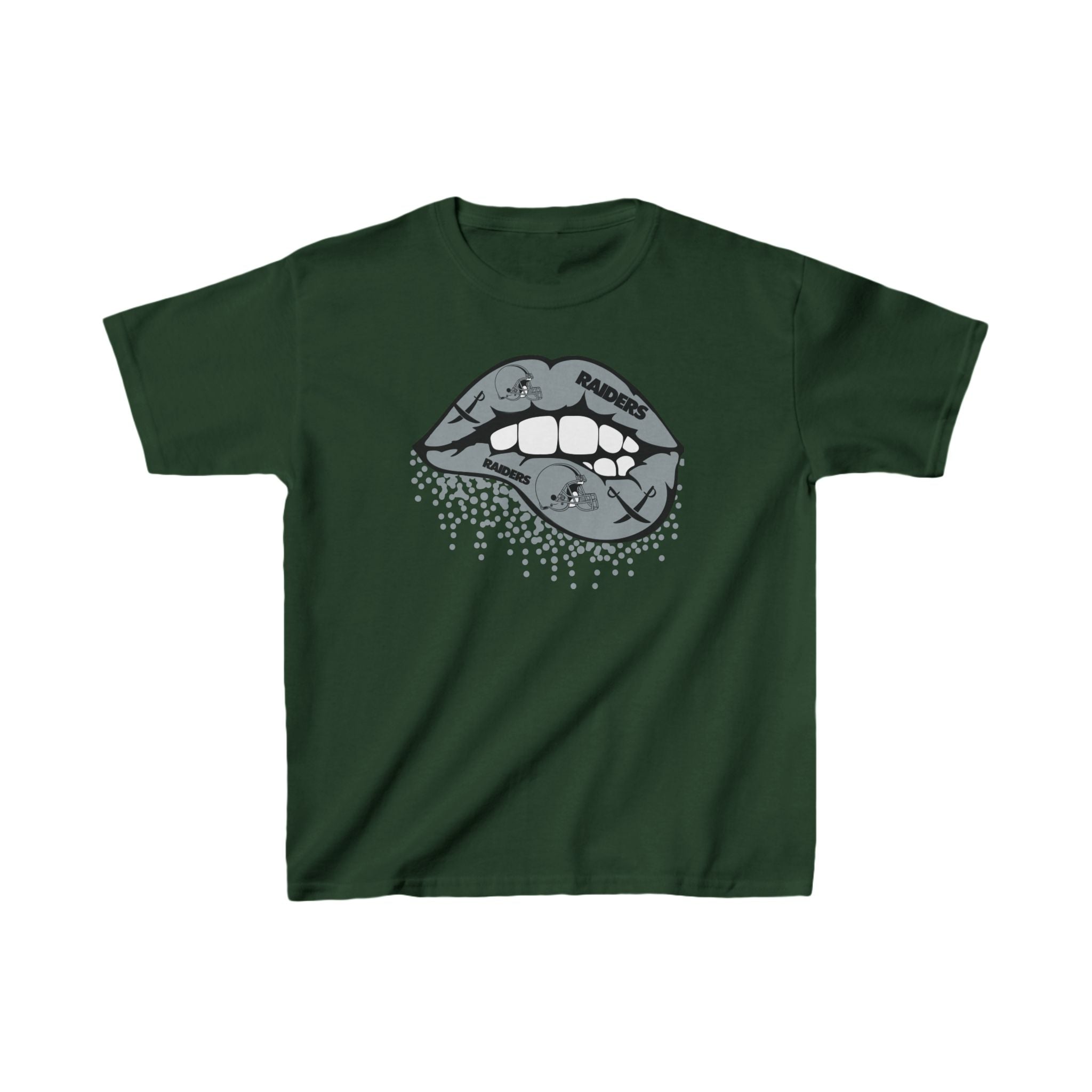 Lip Bite Raiders Shirt for Kids, Gift Fan Sports Shirt, Children Shirt Clothing, Youth Team Game Day Shirt, Unisex Shirt