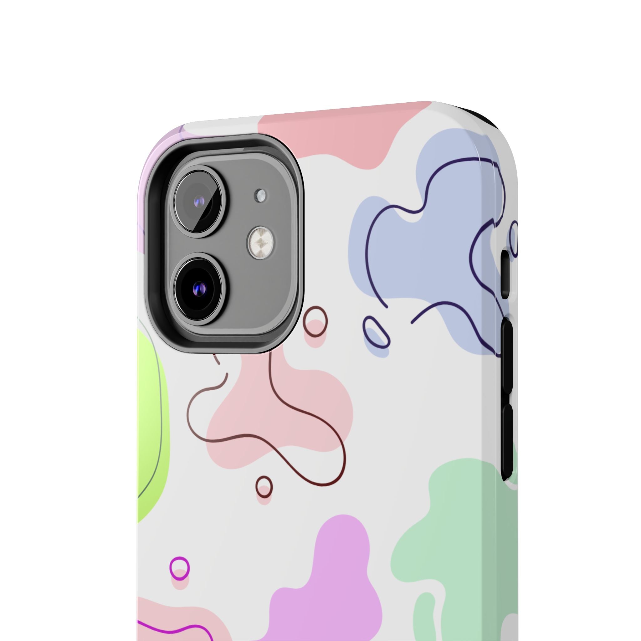 Colorful Pastel Abstract Patern, Elegant Phone Cases, Stylish Phone Covers, Chic Phone Protectors, Fashionable Case for Her, Trendy Smartphone Accessories