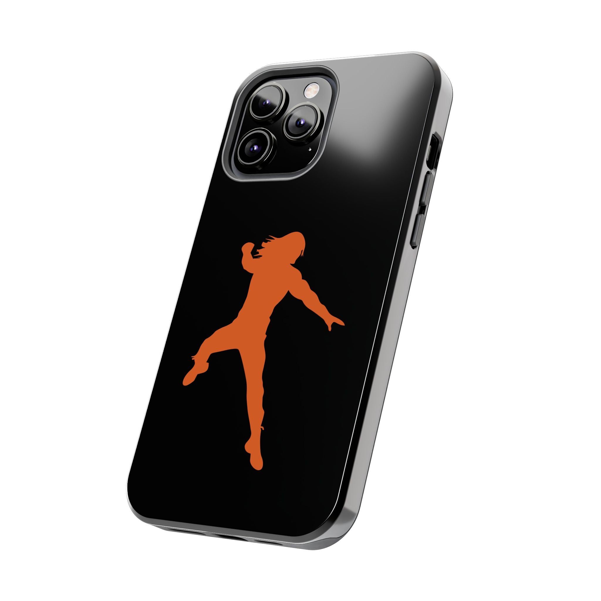 Roman Reigns Jump Orange Graphic Design, iPhone and Samsung Case Cool Graphic Sports Fan Phone Case