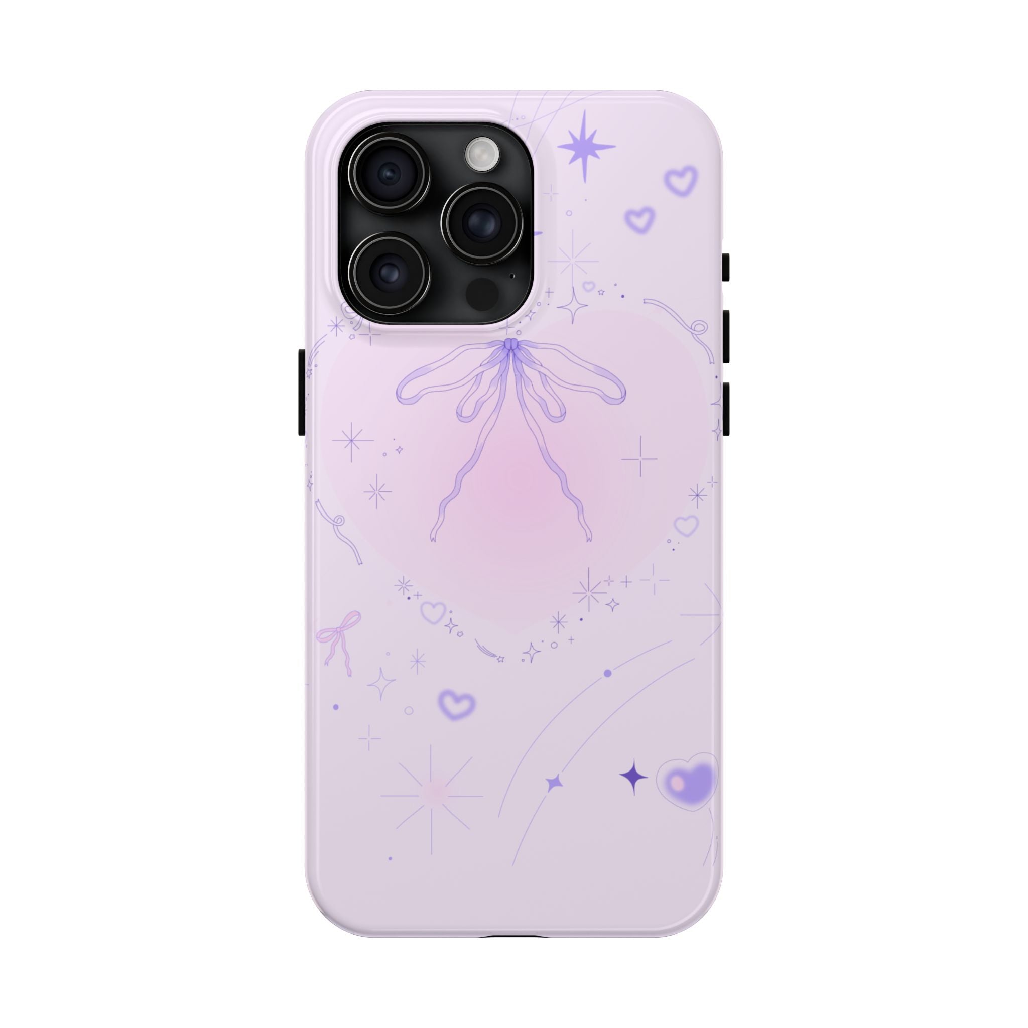 Pink Purple Delicate Fine Line Design, Elegant Phone Cases, Stylish Phone Covers, Chic Phone Protectors, Fashionable Case for Her, Trendy Smartphone Accessories