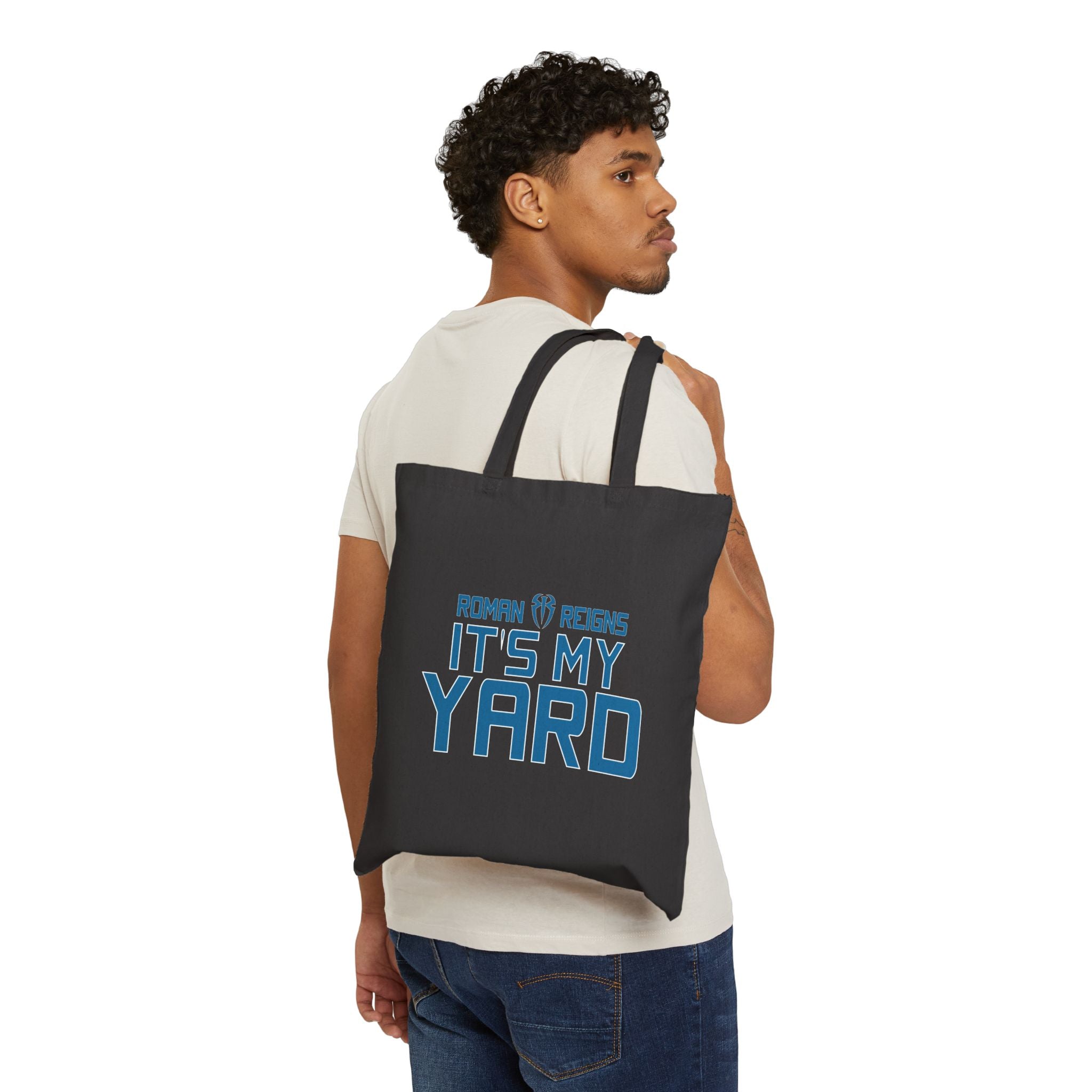 Roman Reigns "It's My Yard" Design, Sports Fan Tote Bag, Unisex , Gift Tote Bag for Him-Her