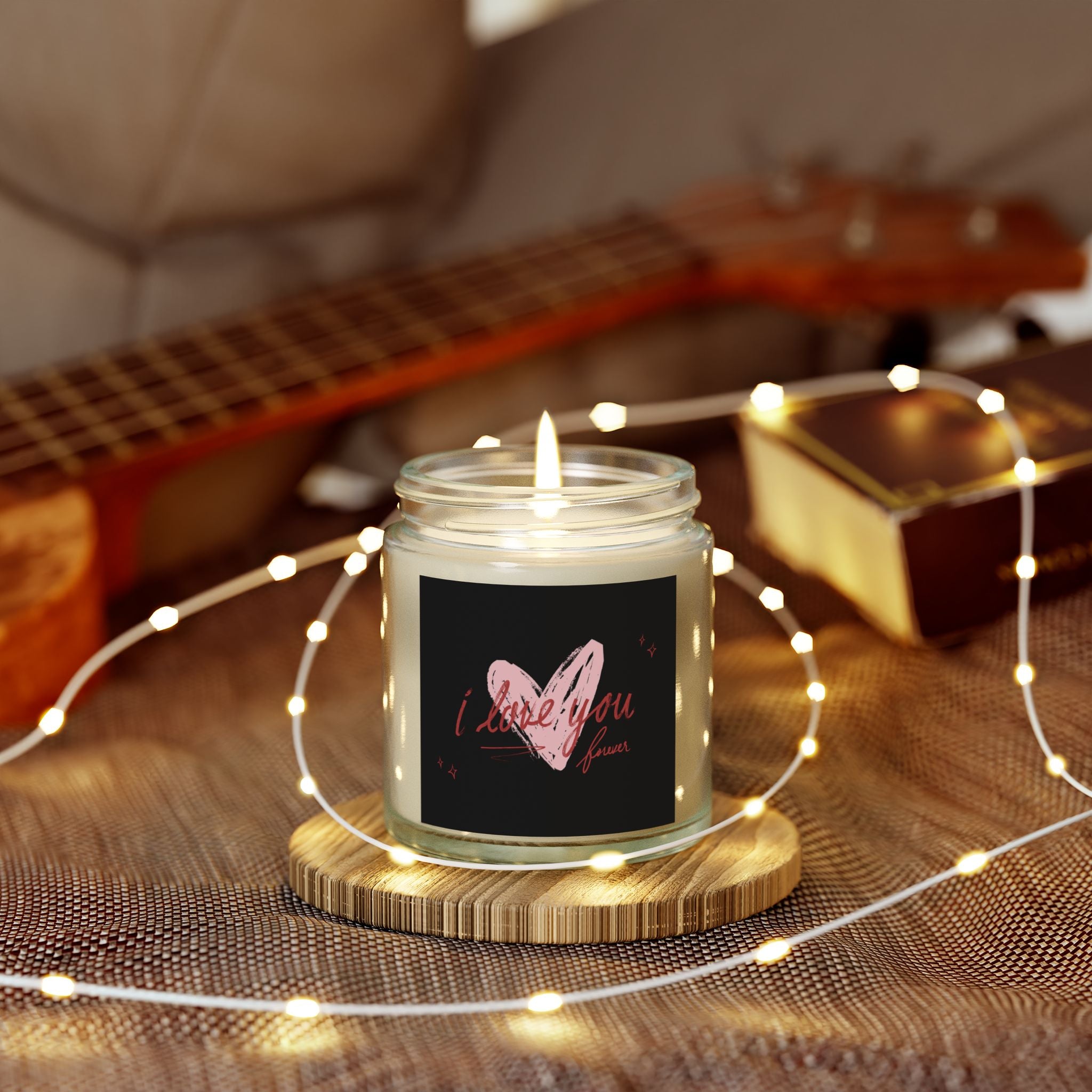 Pink Heart, Valentine's Day Candle, Scented Candles, Luxury Candles Gifts for Women, Stress Relief Luxury Aromatherapy Candles, Romantic Candle Valentines Day Gifts for Her