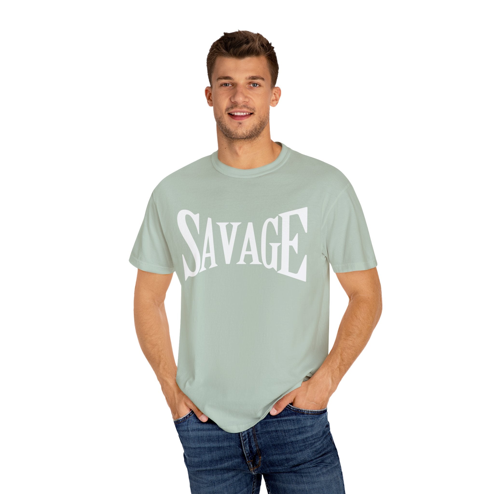 Savage, Graphic Design Unisex T-shirt, Casual Cotton Outwear, Gift for Him- Gift for Her, Stylish Tee, Cool Shirt, Trendy Apparel, Comfortable Top,