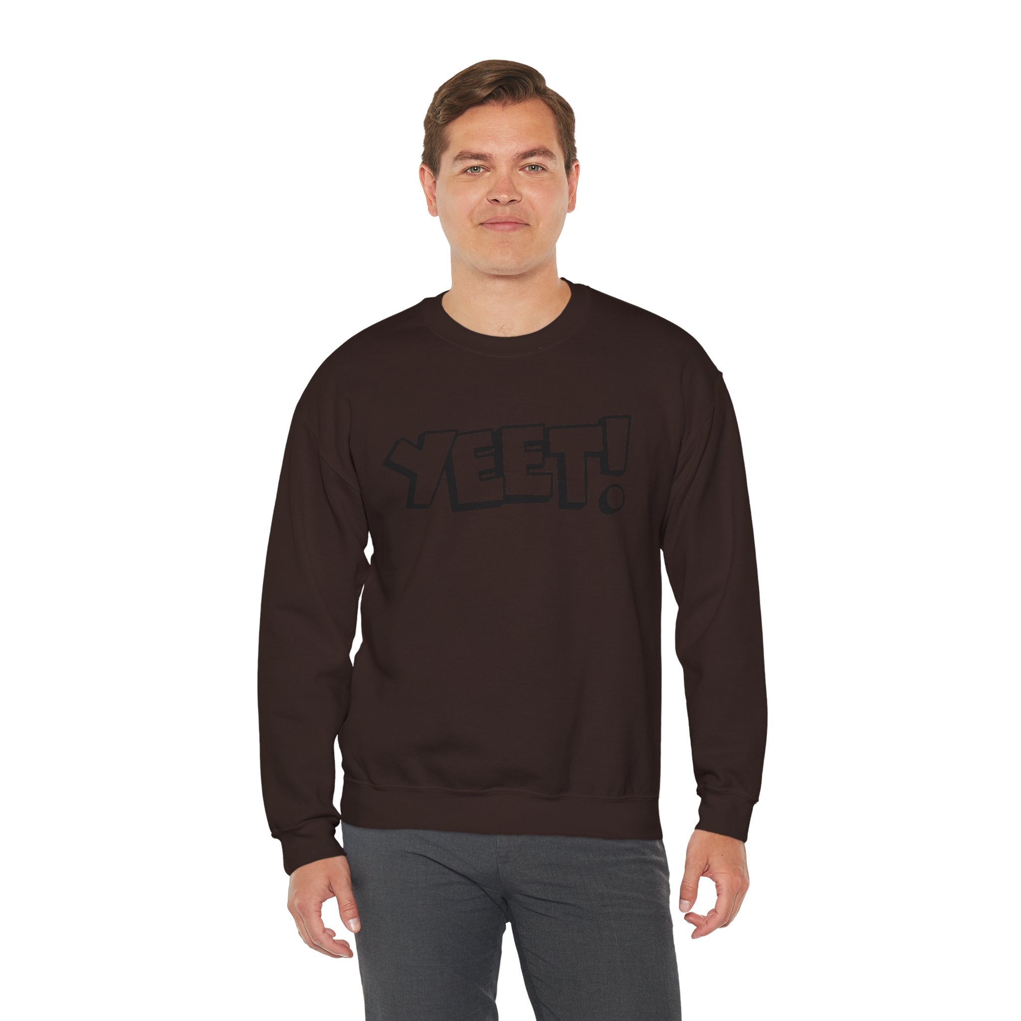 Yeet! Shirt Design, Wrestling Fan Unisex Sweatshirt - Gift for Him or Her, Casual Outwear, Graphic Design, Heavy Blend Crewneck Sweatshirt