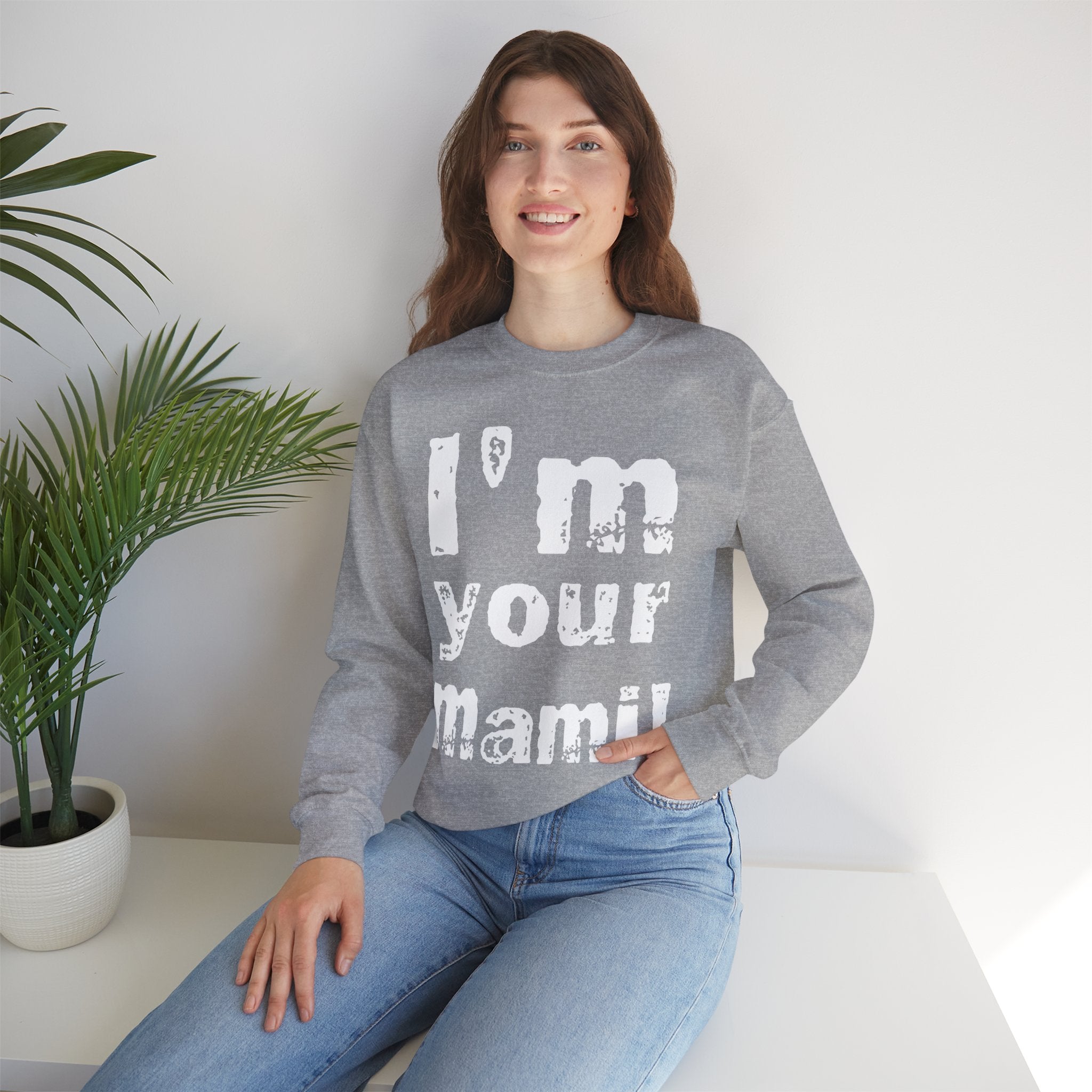 I'm Your Mami, Rhea Ripley Fans Sweatshirt, Best of Rhea Design, Wrestling Fan Unisex Sweatshirt - Gift for Him or Her, Casual Outwear, Heavy Blend Crewneck Sweatshirt