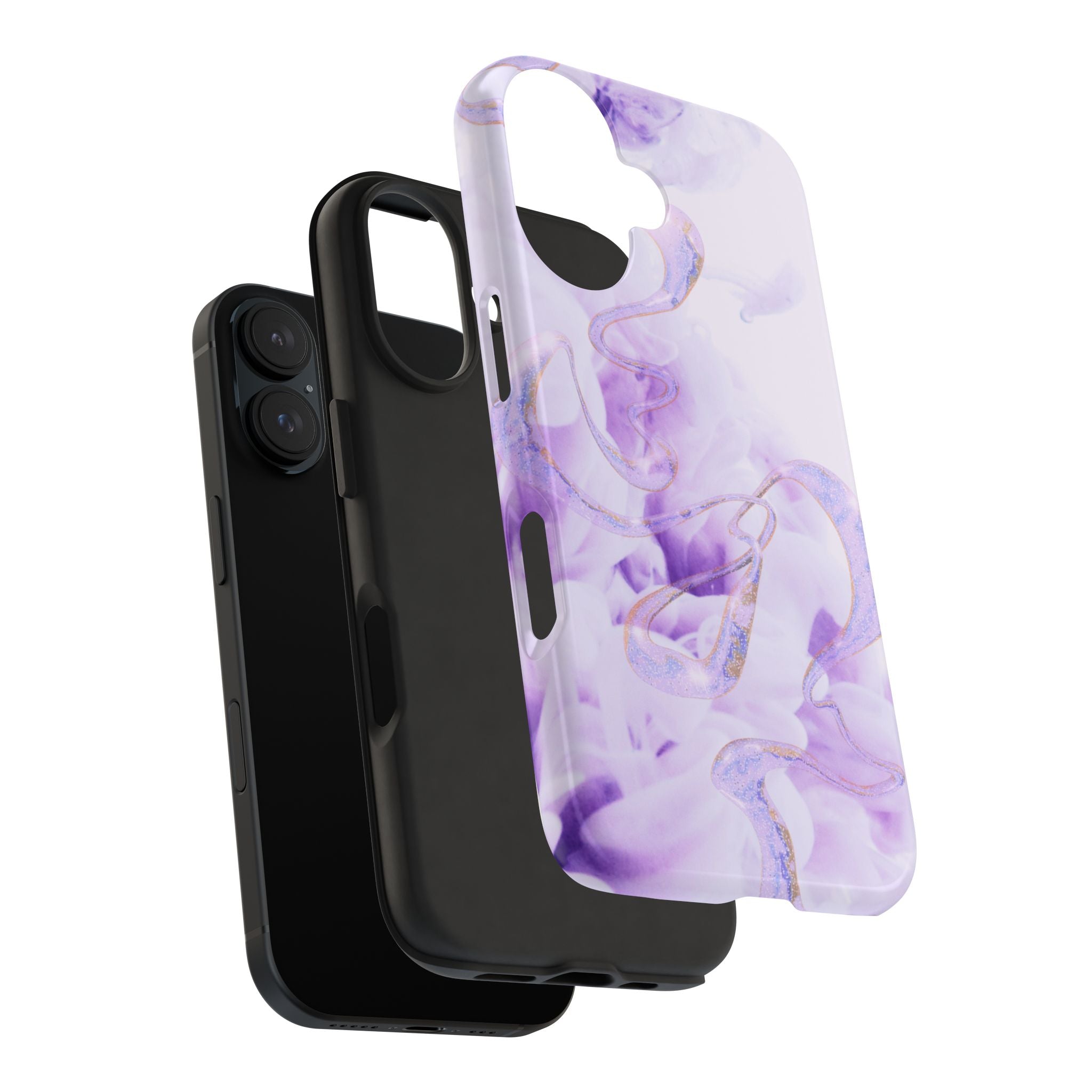 Abstract Purple Fluid Design, Elegant Phone Cases, Stylish Phone Covers, Chic Phone Protectors, Fashionable Case for Her, Trendy Smartphone Accessories