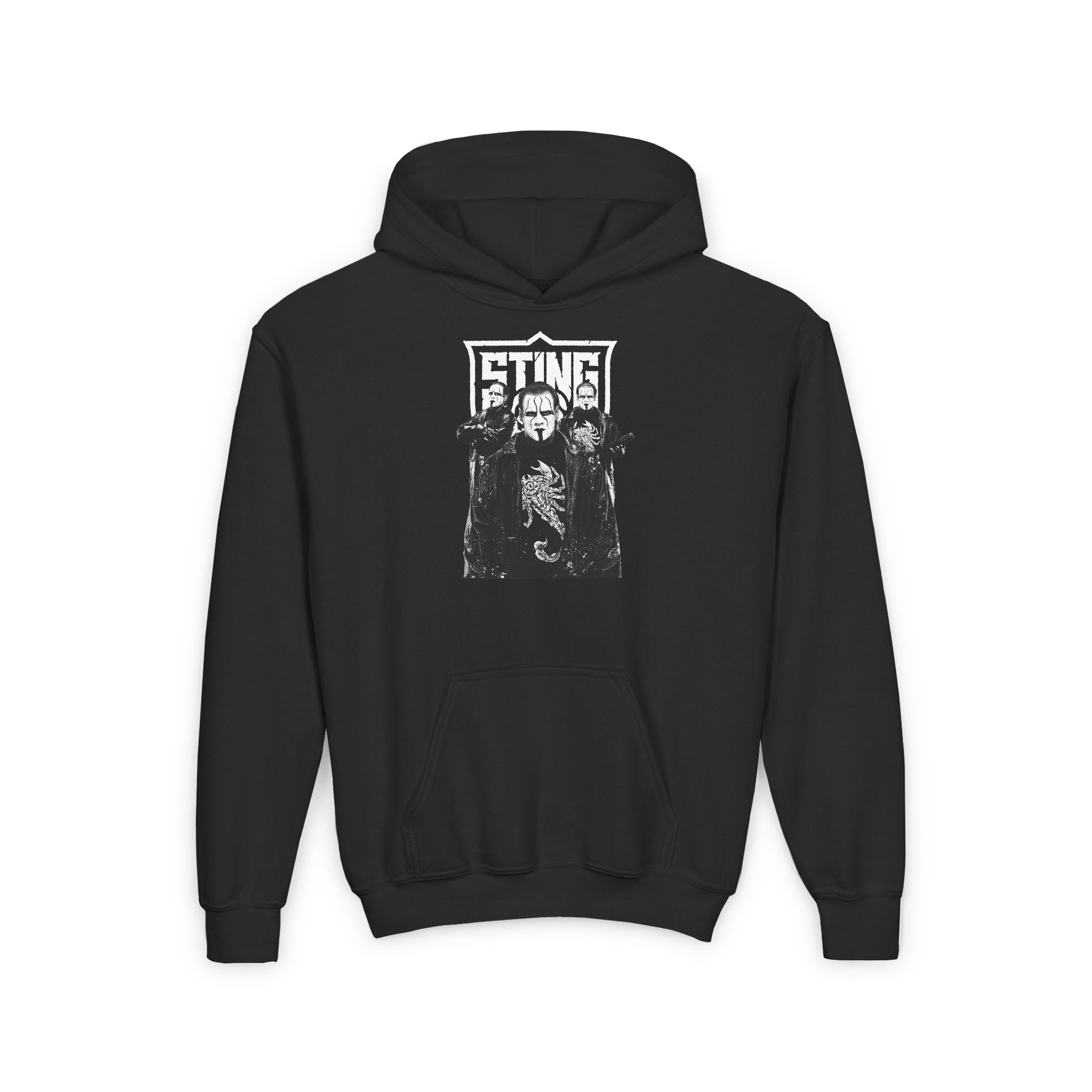 Sting Graphic Design, Sports Fan Kids Hoodies - Youth Heavy Blend Hooded Sweatshirt, Unisex Wrestling Fan Hoodies, Gift for Her-Him, Casual Outwear