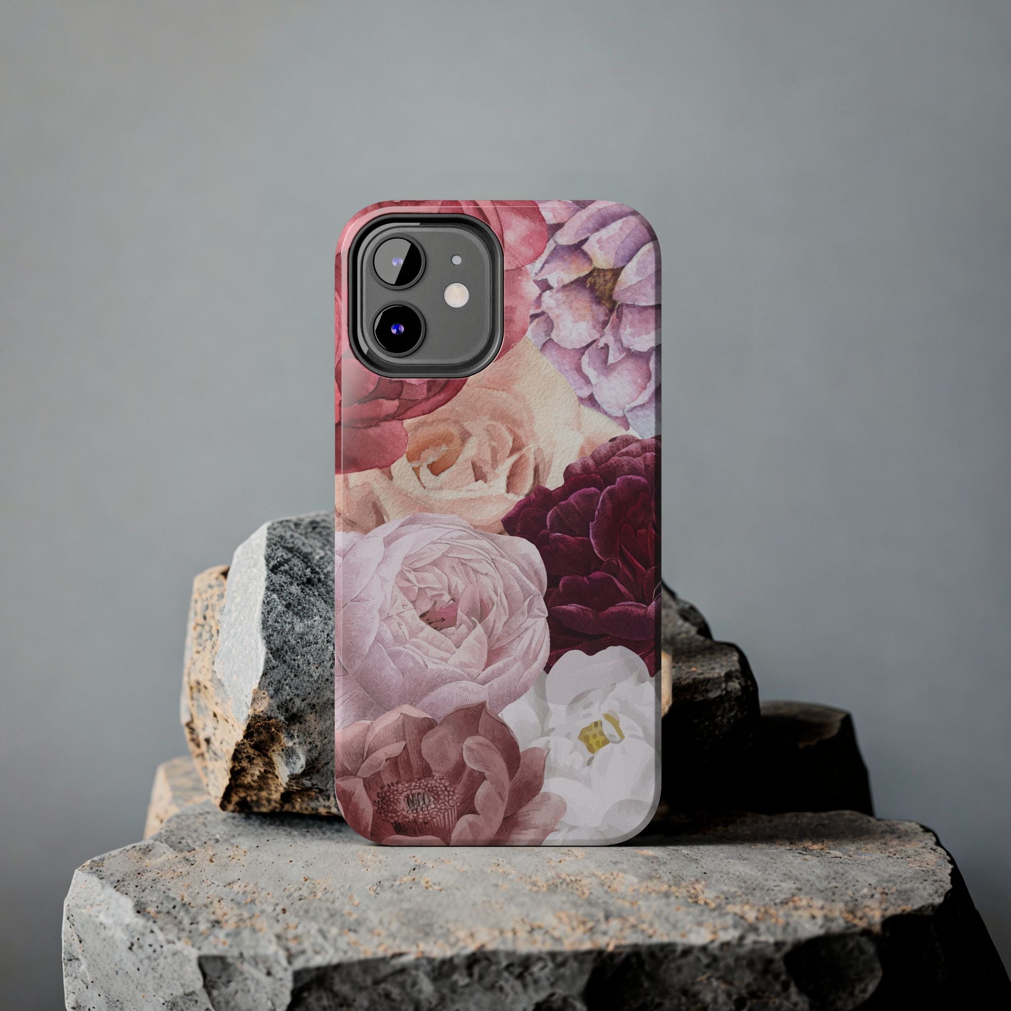 Pink Purple Watercolor Flower, Elegant Phone Cases, Stylish Phone Covers, Chic Phone Protectors, Fashionable Case for Her, Trendy Smartphone Accessories