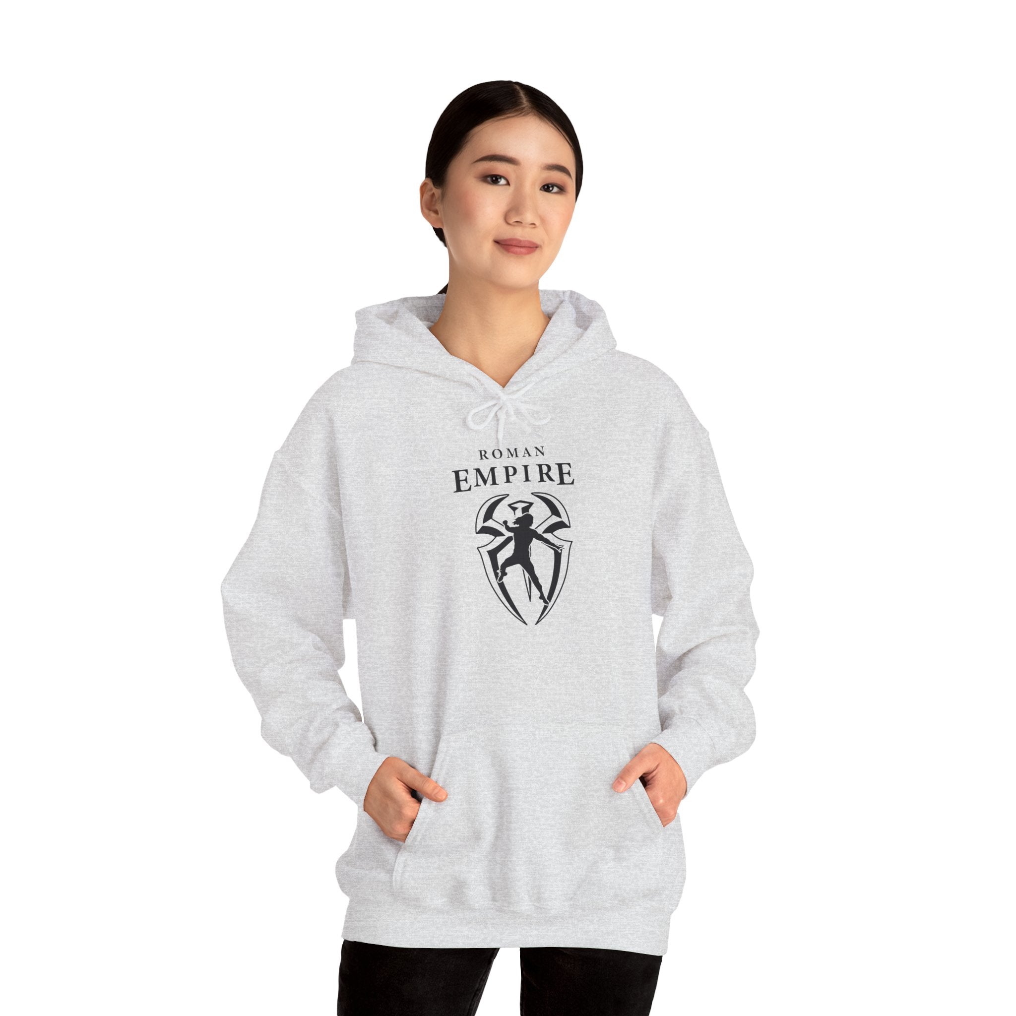 Roman Empire Roman Reigns Graphic Hoodies, Gift for Her - Gift for Him, Sports Fan Wrestling Unisex Hooded Sweatshirt, Casual Outwear