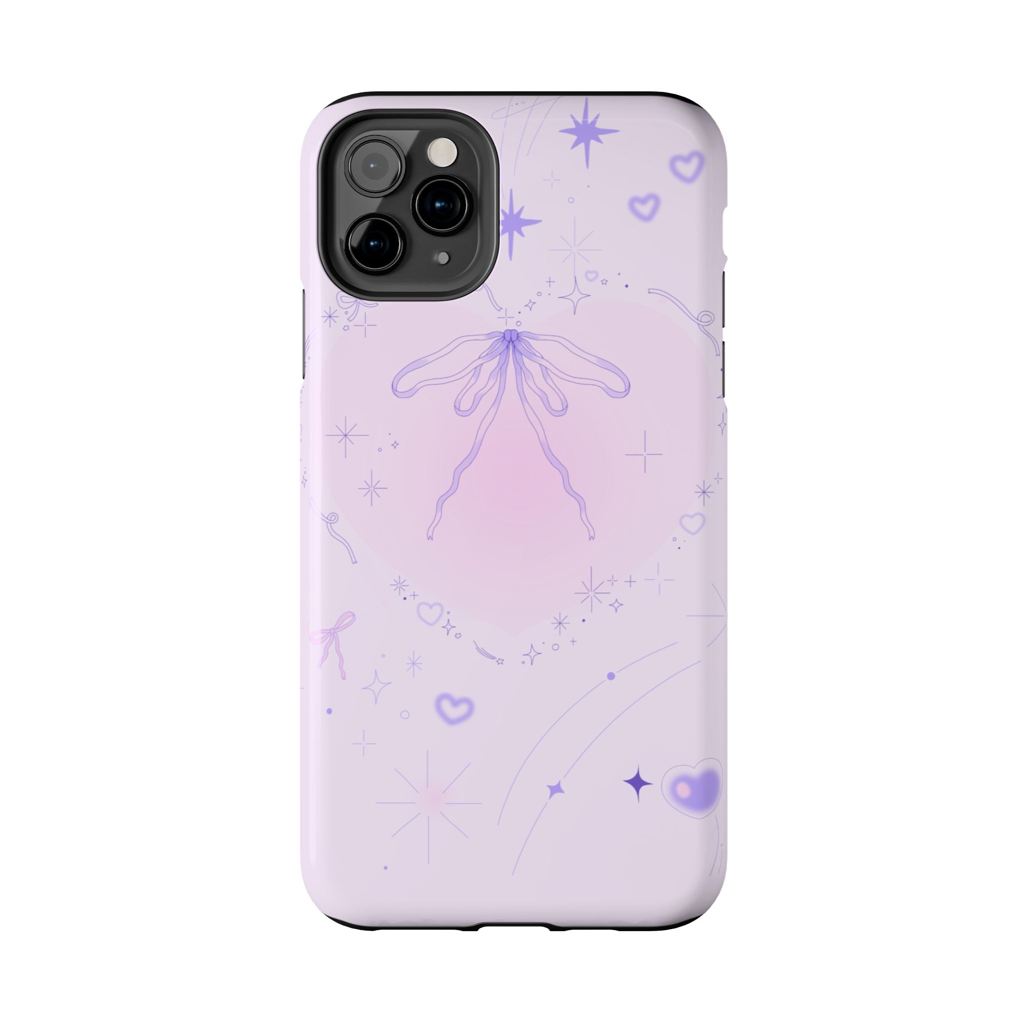 Pink Purple Delicate Fine Line Design, Elegant Phone Cases, Stylish Phone Covers, Chic Phone Protectors, Fashionable Case for Her, Trendy Smartphone Accessories