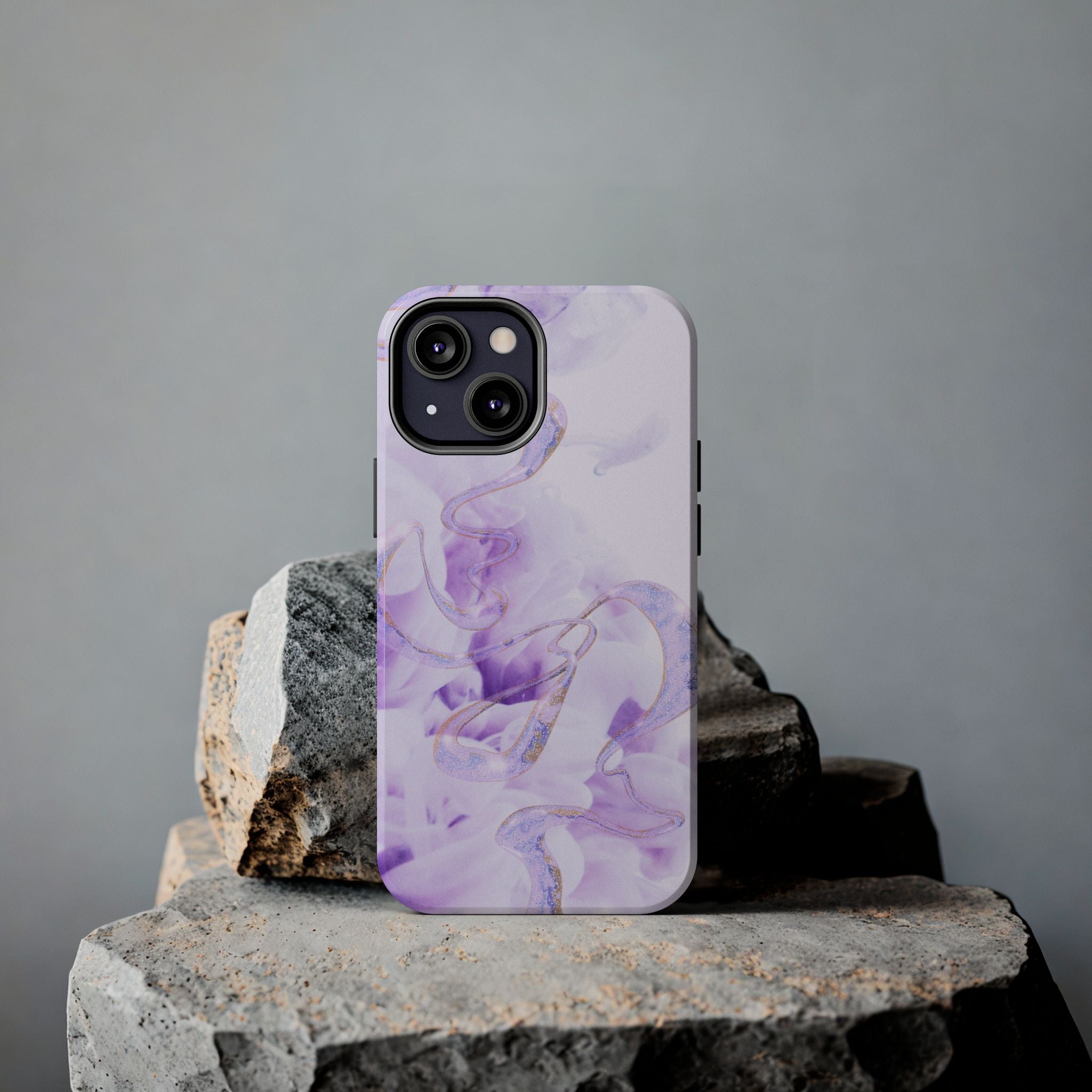 Abstract Purple Fluid Design, Elegant Phone Cases, Stylish Phone Covers, Chic Phone Protectors, Fashionable Case for Her, Trendy Smartphone Accessories