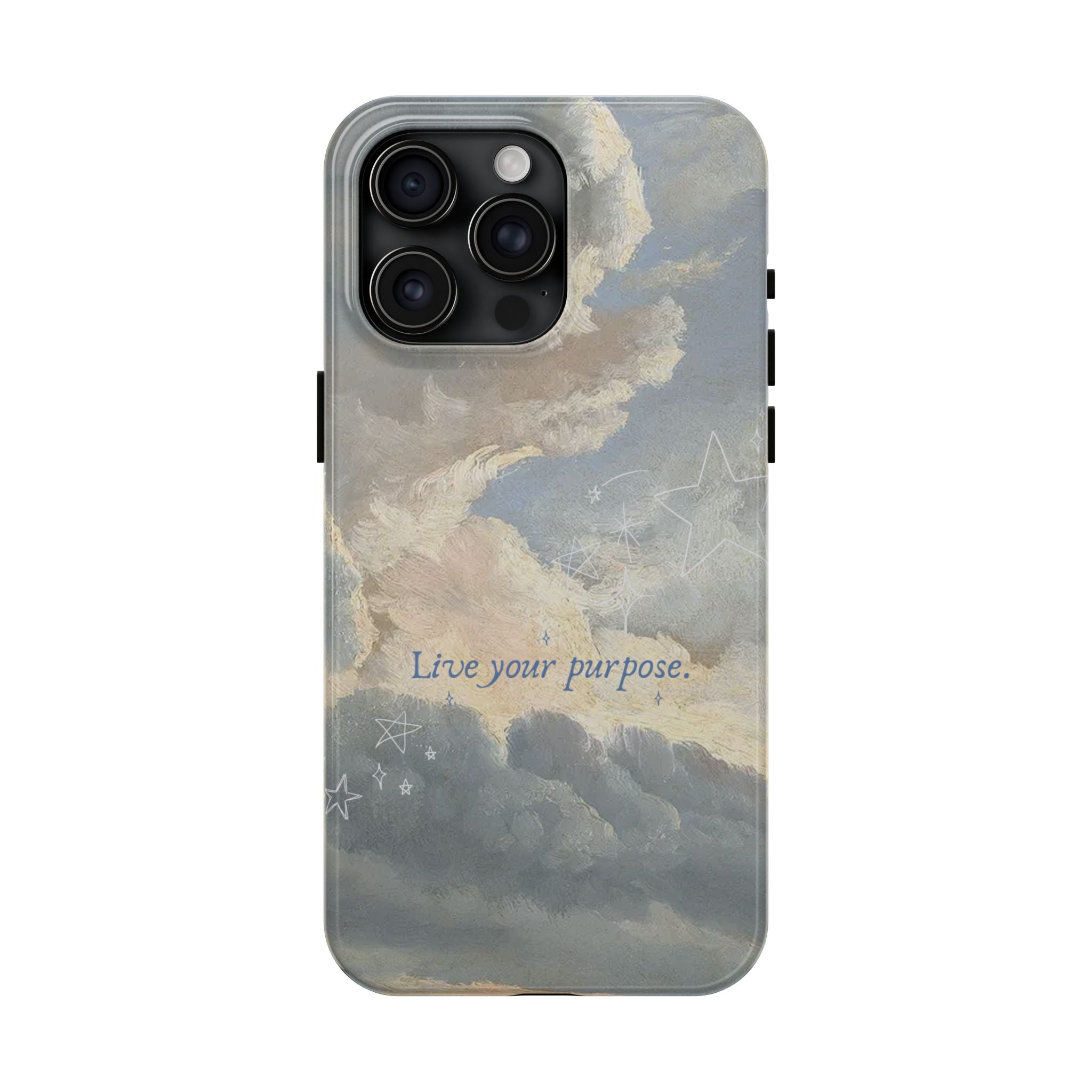 Live Your Purpose, Elegant Phone Cases, Stylish Phone Covers, Chic Phone Protectors, Fashionable Case for Her, Trendy Smartphone Accessories