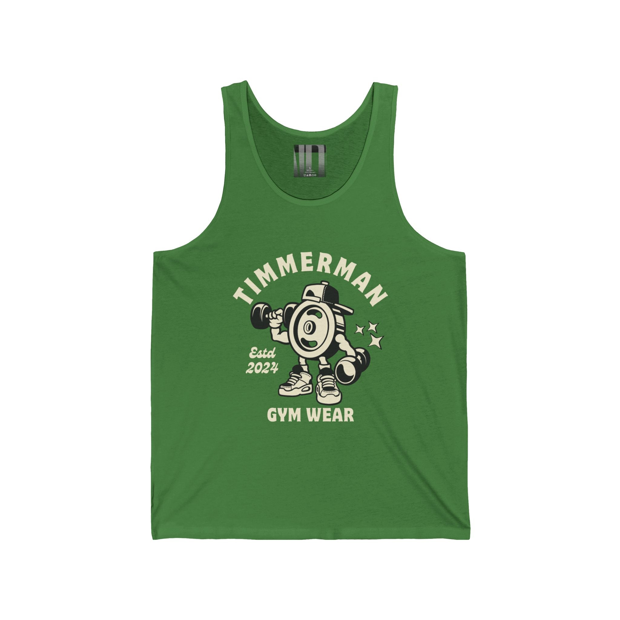 Timerman, Gym Dudes Tank Top, Workout Sleeveless Shirt, Fitness Muscle Tee, Athletic Unisex Jersey Tank, Bodybuilding Tank, Exercise Vest