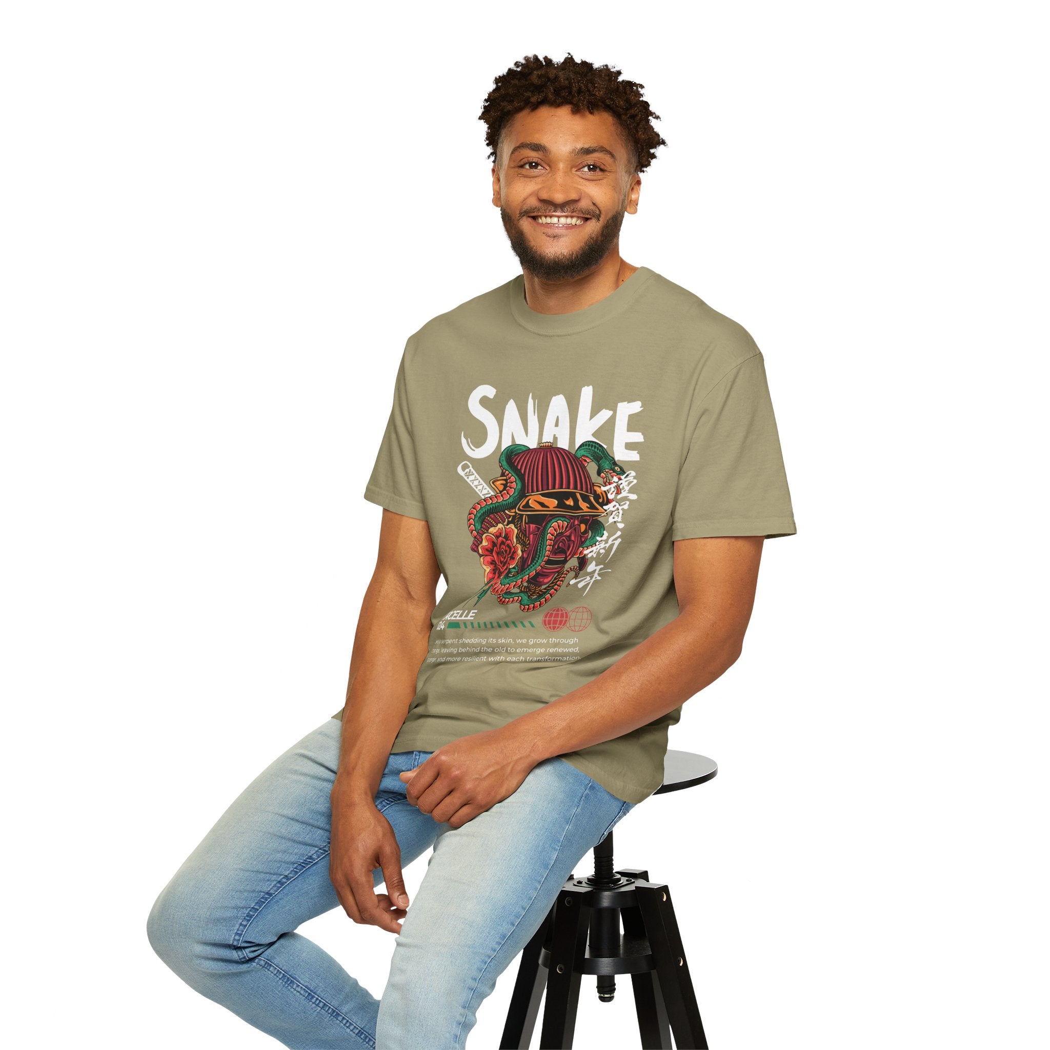 Snake, Graphic Design Unisex T-shirt, Casual Cotton Outwear, Gift for Him- Gift for Her, Stylish Tee, Cool Shirt, Trendy Apparel, Comfortable Top,