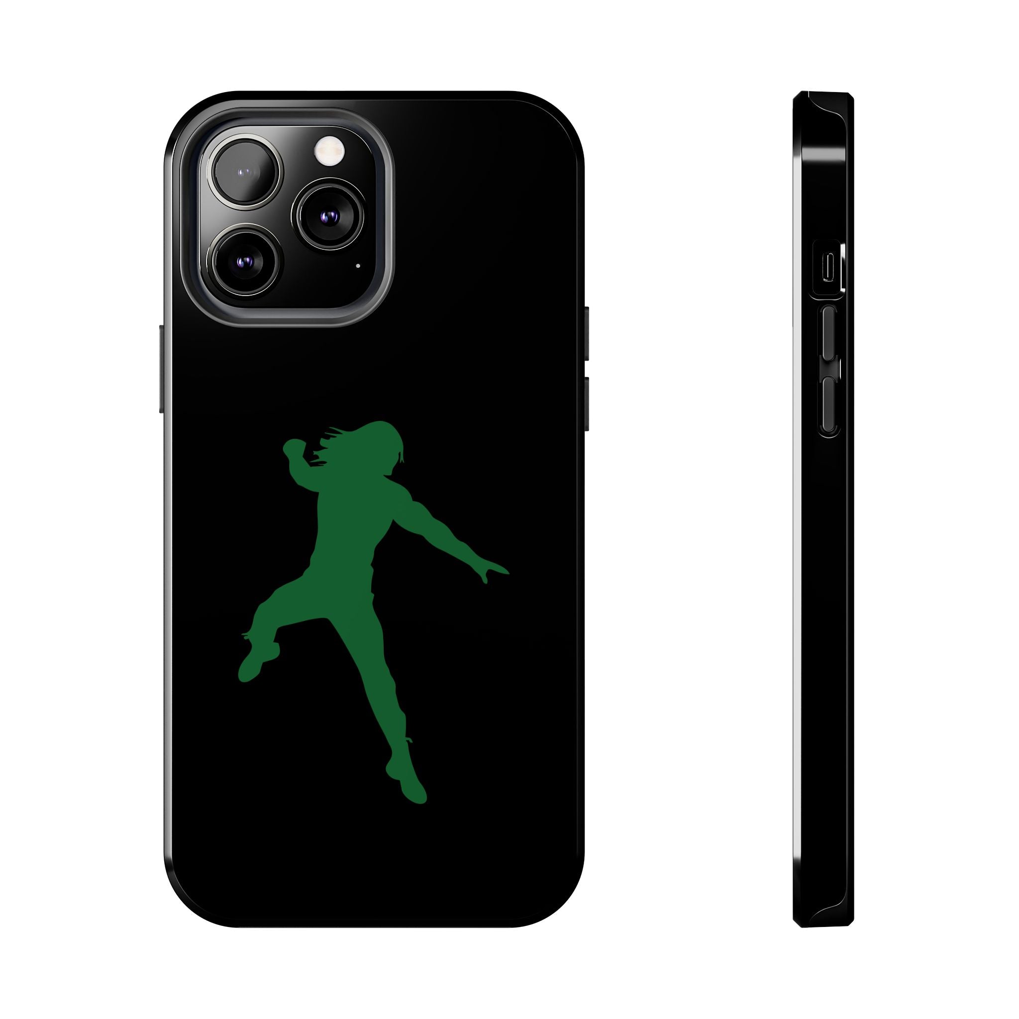 Roman Reigns Jump Green Graphic Design, iPhone and Samsung Case Cool Graphic Sports Fan Phone Case