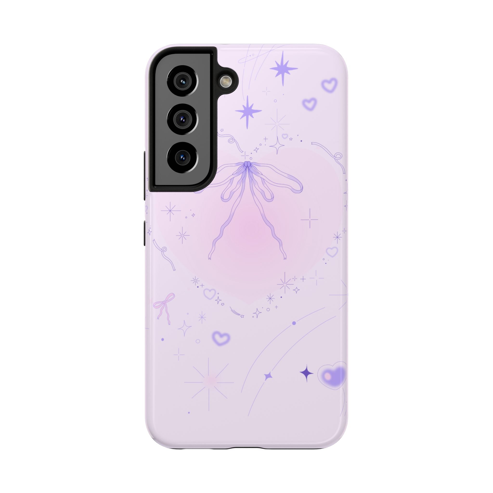 Pink Purple Delicate Fine Line Design, Elegant Phone Cases, Stylish Phone Covers, Chic Phone Protectors, Fashionable Case for Her, Trendy Smartphone Accessories