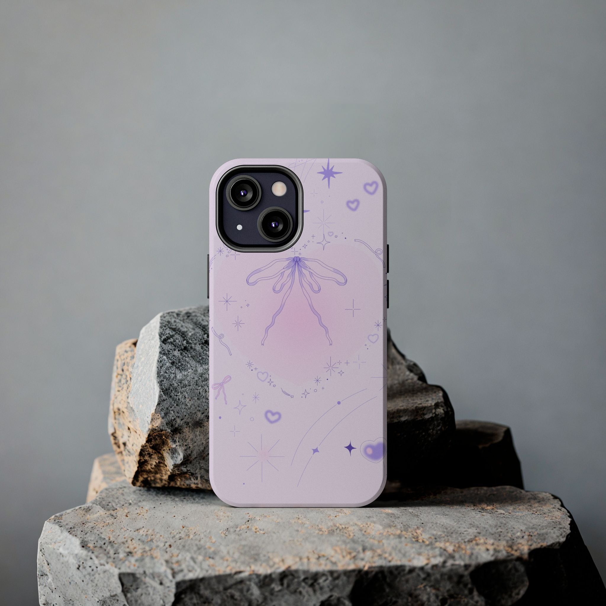 Pink Purple Delicate Fine Line Design, Elegant Phone Cases, Stylish Phone Covers, Chic Phone Protectors, Fashionable Case for Her, Trendy Smartphone Accessories