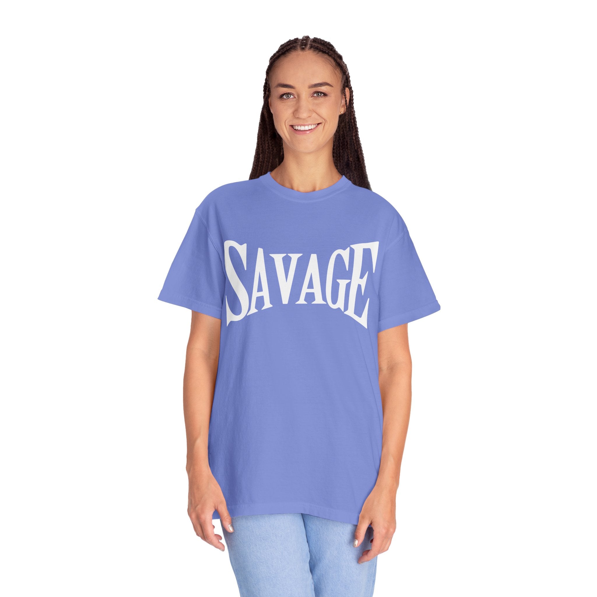 Savage, Graphic Design Unisex T-shirt, Casual Cotton Outwear, Gift for Him- Gift for Her, Stylish Tee, Cool Shirt, Trendy Apparel, Comfortable Top,