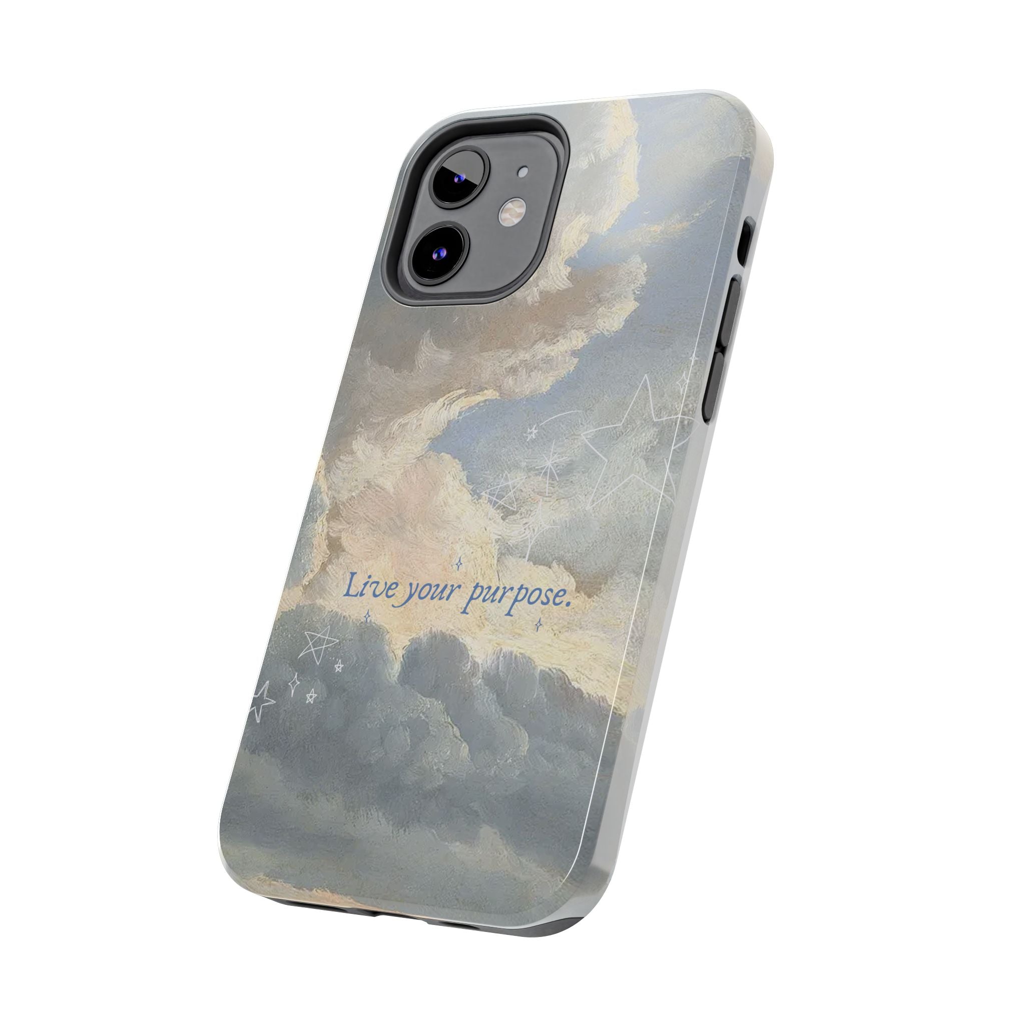 Live Your Purpose, Elegant Phone Cases, Stylish Phone Covers, Chic Phone Protectors, Fashionable Case for Her, Trendy Smartphone Accessories