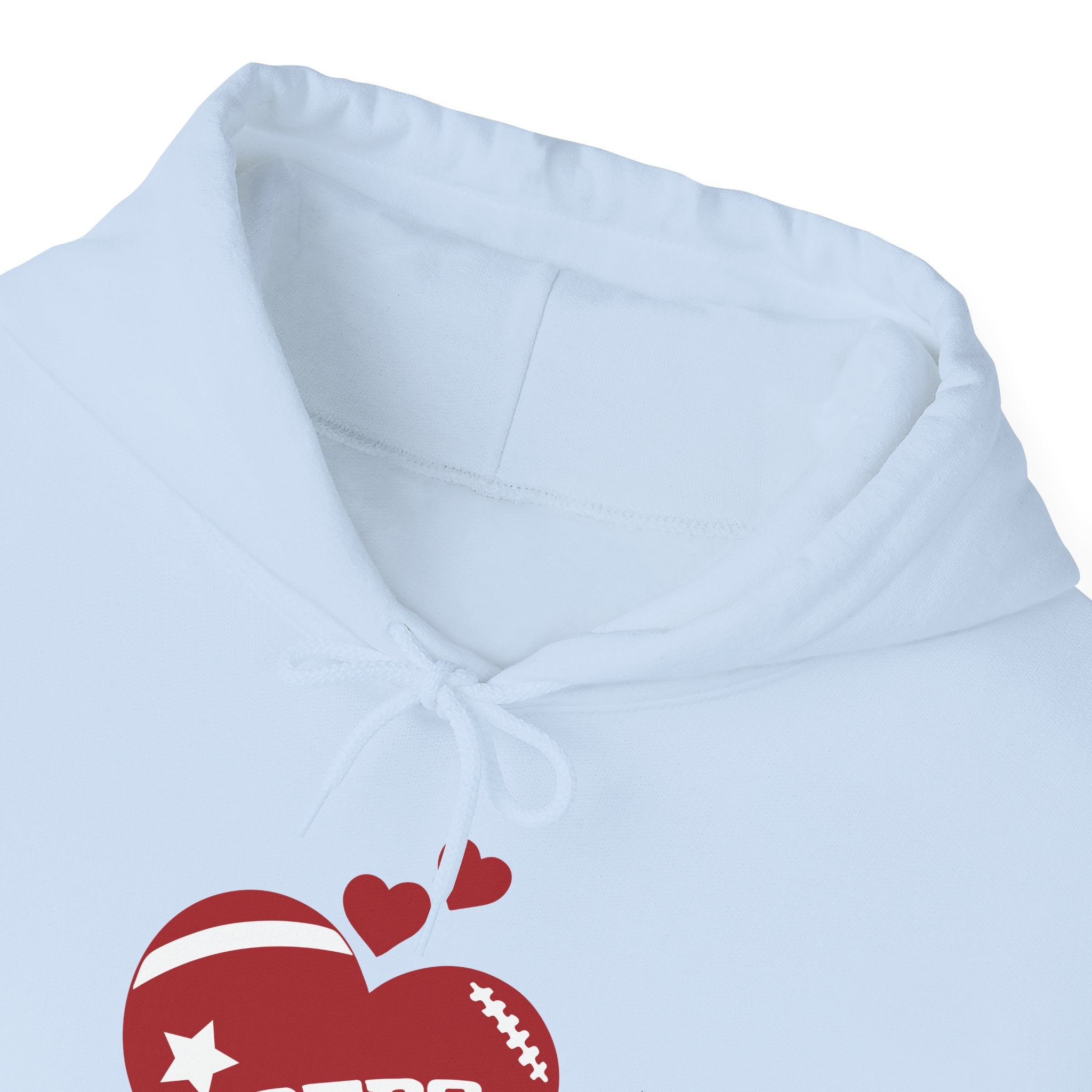 Cute Heart San Francisco Football Hoodies, SF Sports Team Sweatshirt, Football Fan Shirt, Hoodie Gift for Him-Her