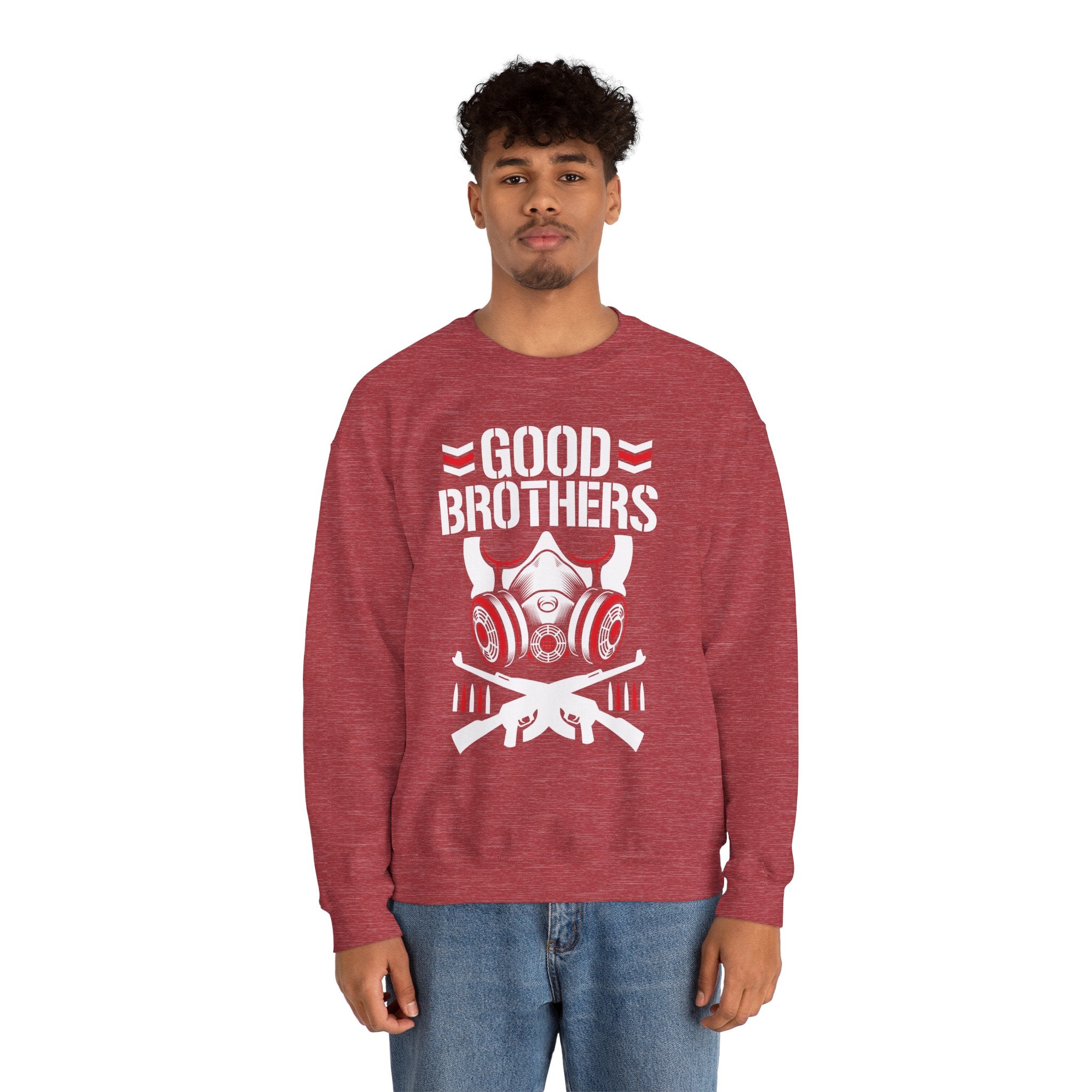 Good Brothers Sweatshirt  Design, Sports Sweatshirt, Wrestling  Fan Unisex Sweatshirt - Gift for Him or Her, Casual Outwear, Heavy Blend Crewneck Sweatshirt