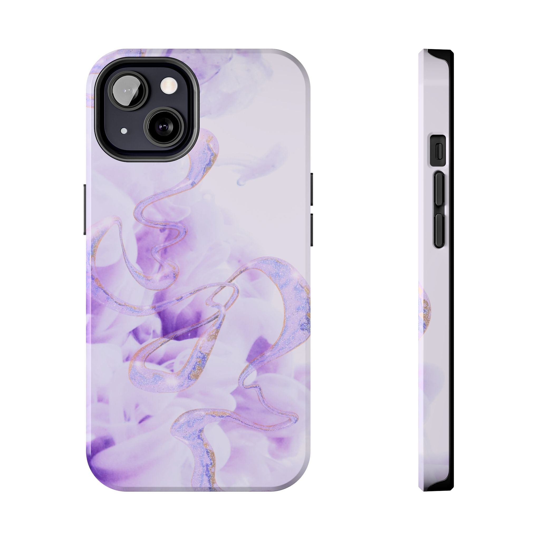 Abstract Purple Fluid Design, Elegant Phone Cases, Stylish Phone Covers, Chic Phone Protectors, Fashionable Case for Her, Trendy Smartphone Accessories