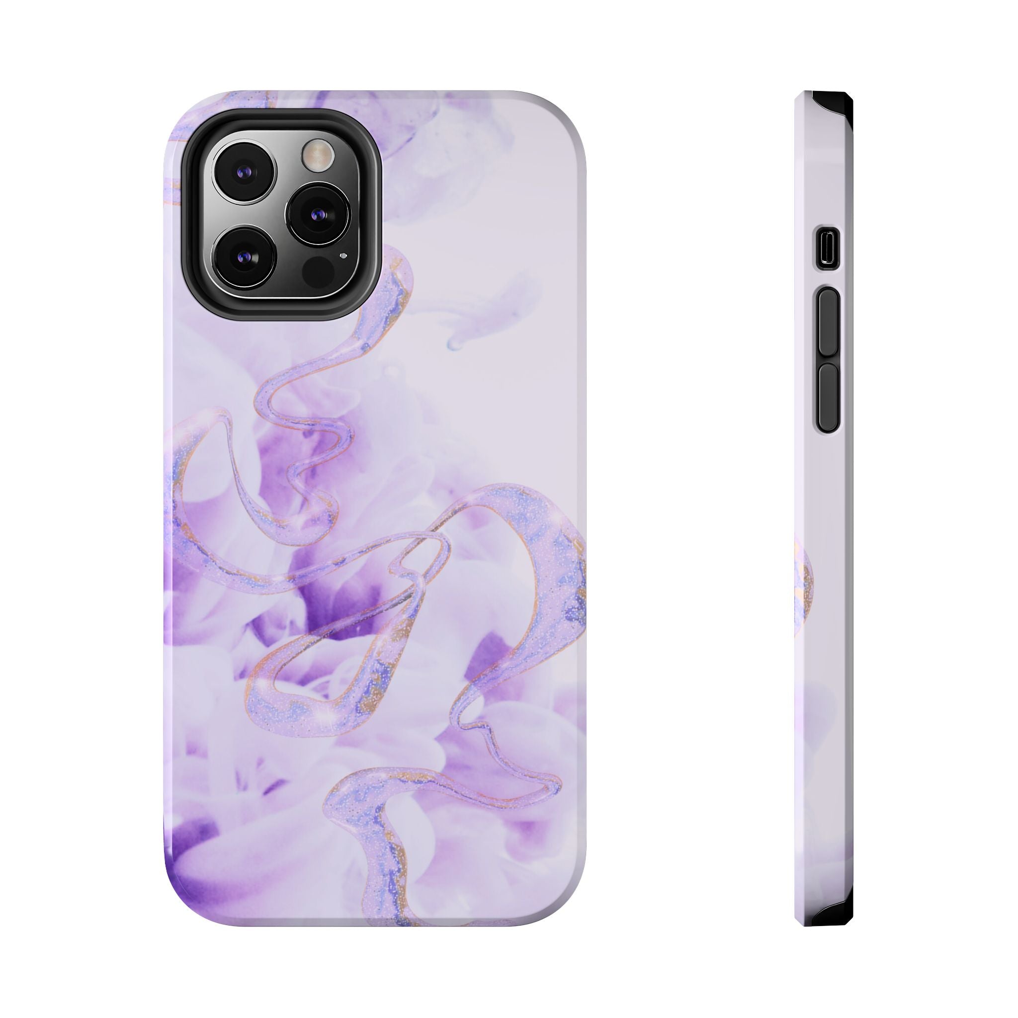 Abstract Purple Fluid Design, Elegant Phone Cases, Stylish Phone Covers, Chic Phone Protectors, Fashionable Case for Her, Trendy Smartphone Accessories